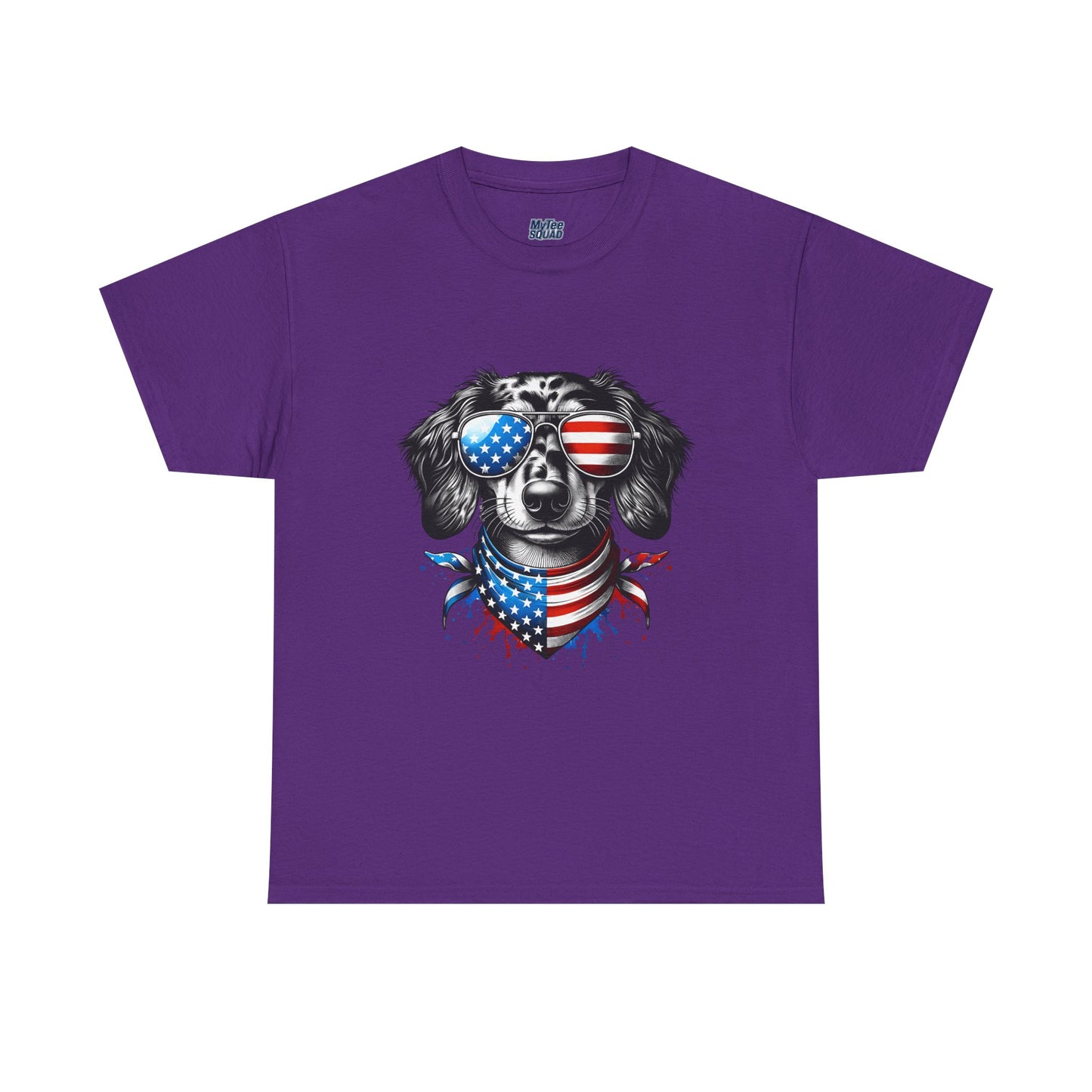 Patriotic Dachshund with Sunglasses Unisex T-Shirt