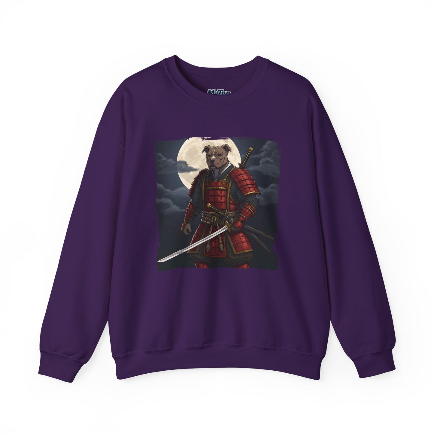 Pitbull Samurai Warrior Sweatshirt | Cozy Crewneck