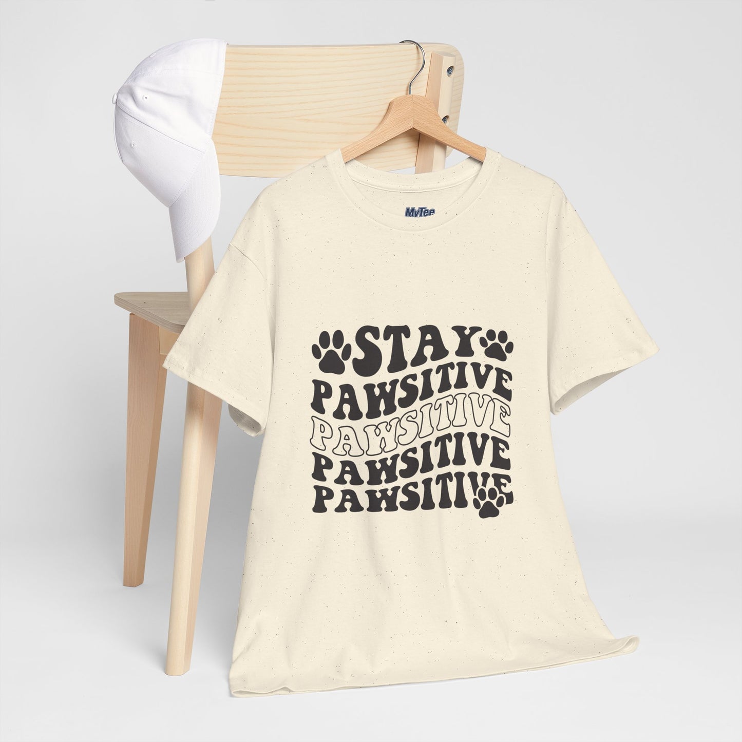 Stay Pawsitive Unisex T-Shirt For Animal Lovers
