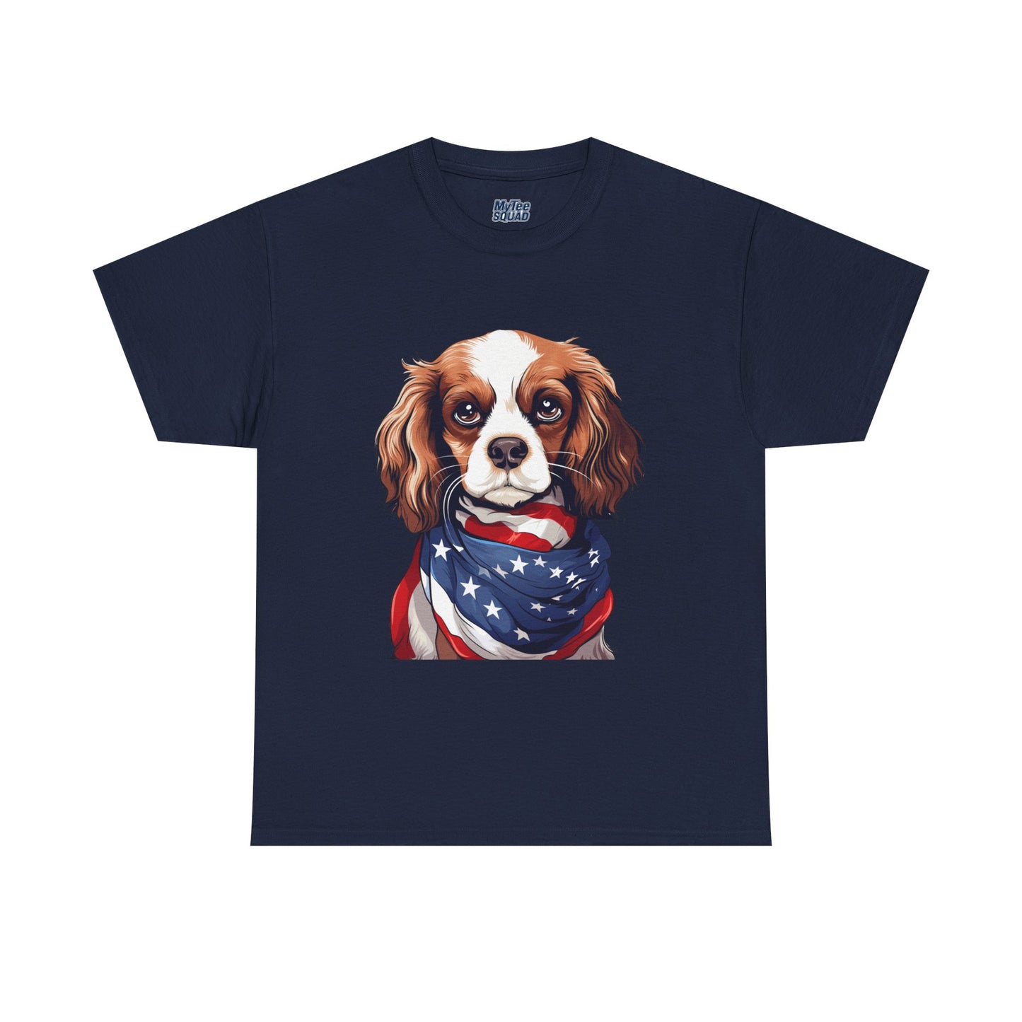 Patriotic Cavalier King Charles Spaniel Unisex T-Shirt