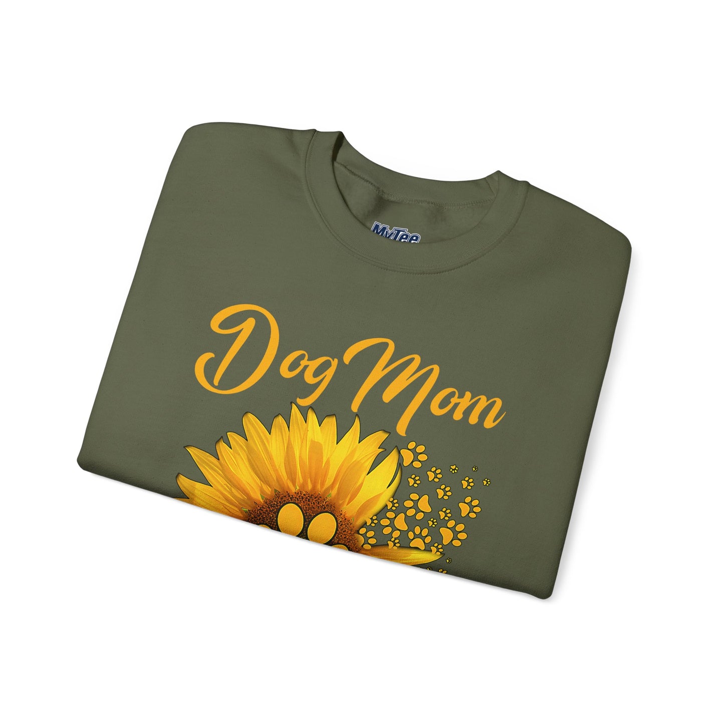 Sunflower Soul, Dog Mom Heart Sweatshirt