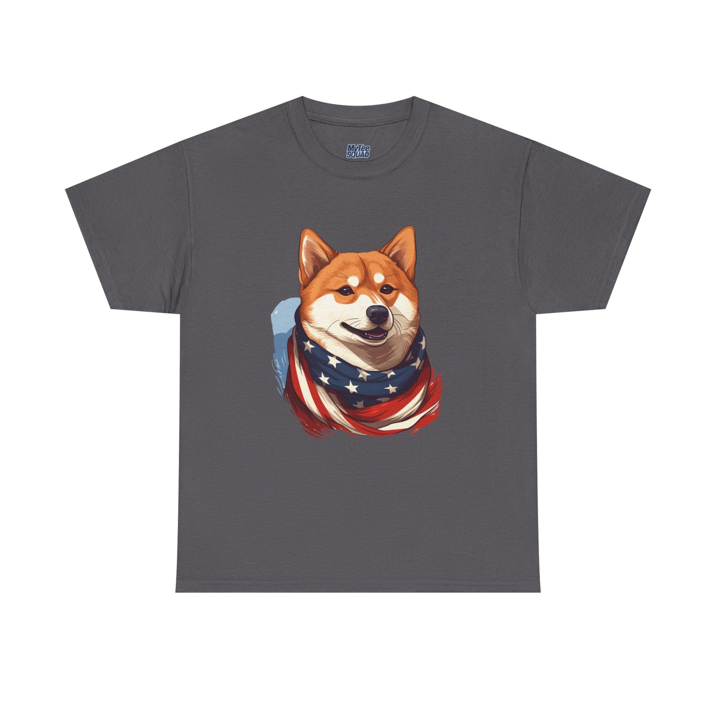 Patriotic Shiba Inu Unisex T-Shirt