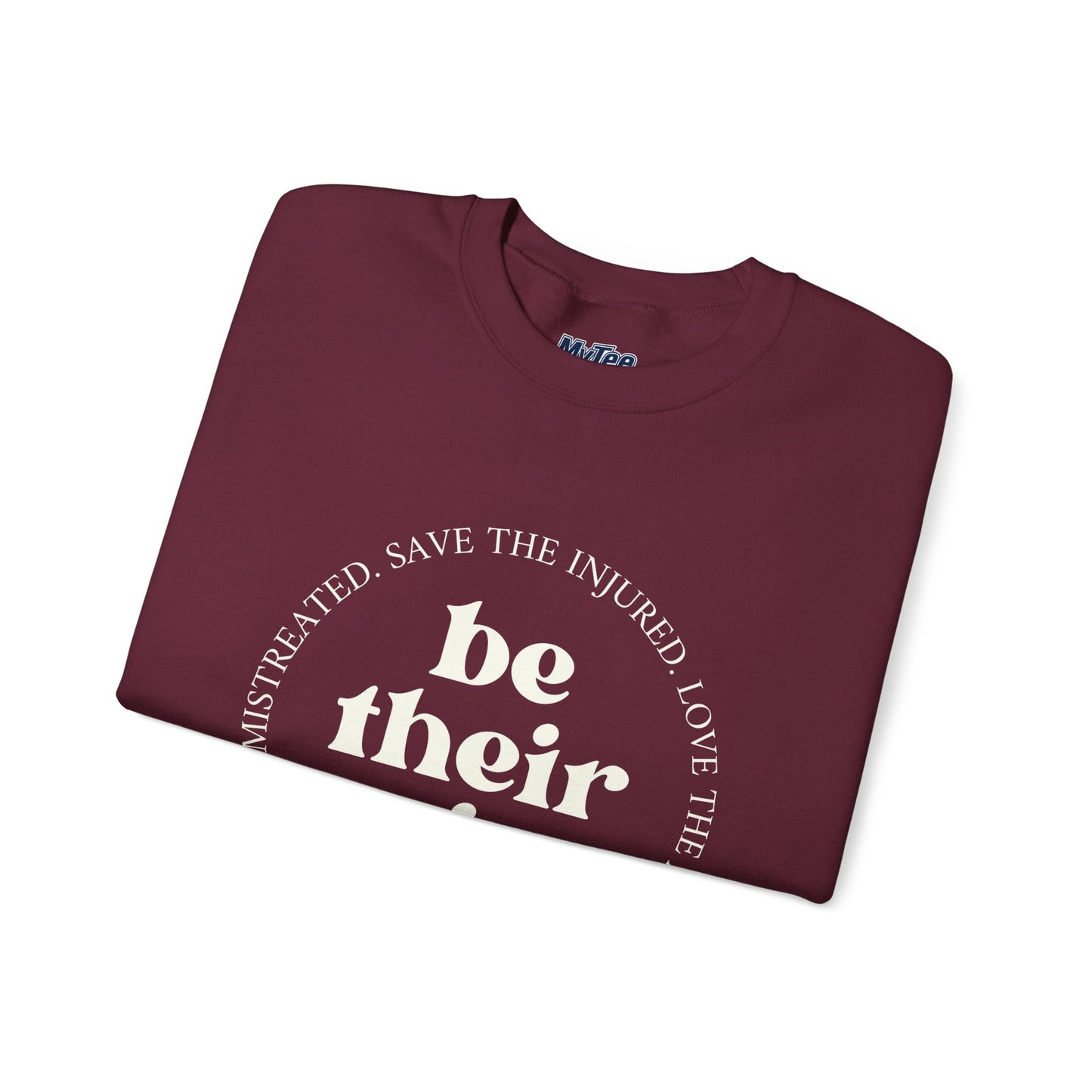 Be Their Voice Unisex Sweatshirt – Animal Shelter Support Pullover