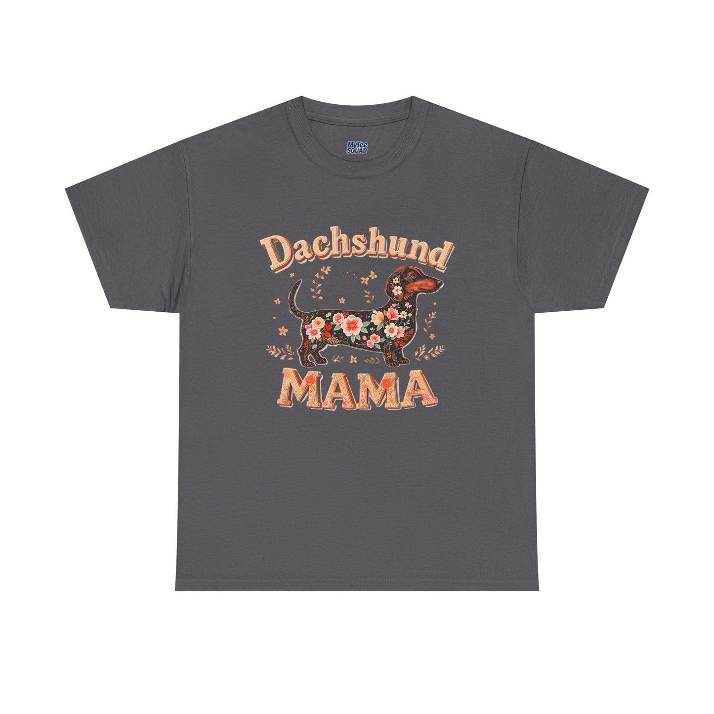 Dachshund Mama T-Shirt – Cute Floral Pup Lover Tee