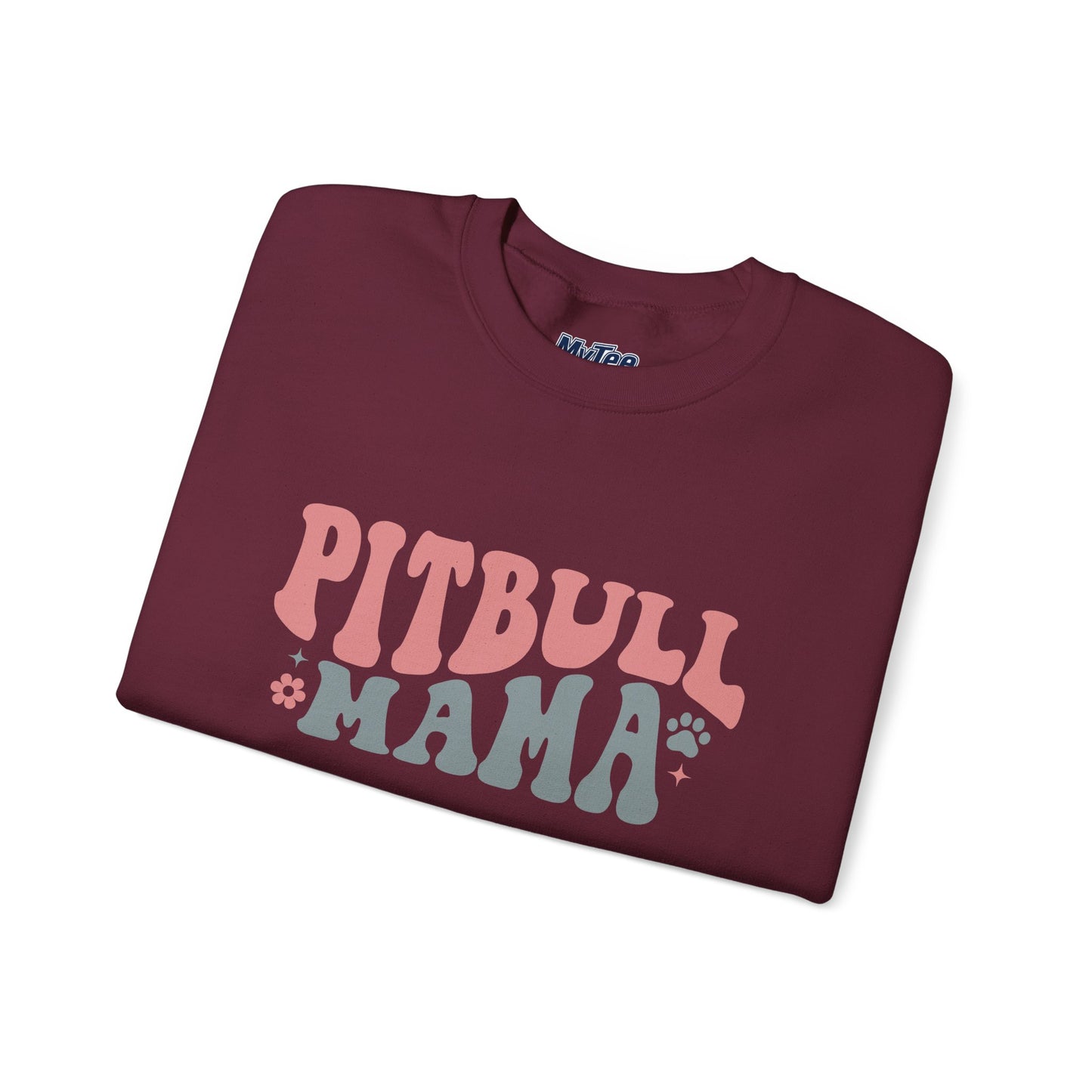 Pitbull Mama Crewneck Sweatshirt | Perfect Gift for Dog Mom