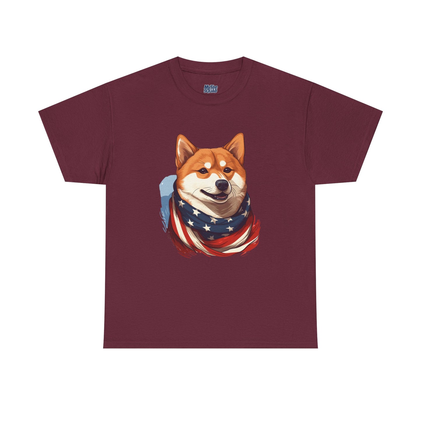 Patriotic Shiba Inu Unisex T-Shirt