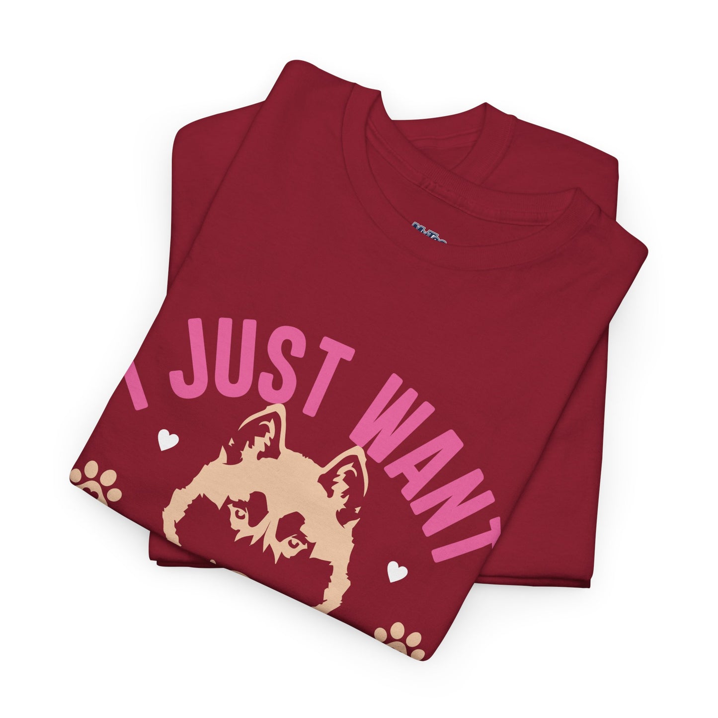 I Just Want All The Dogs Unisex T-Shirts For Dog Lover