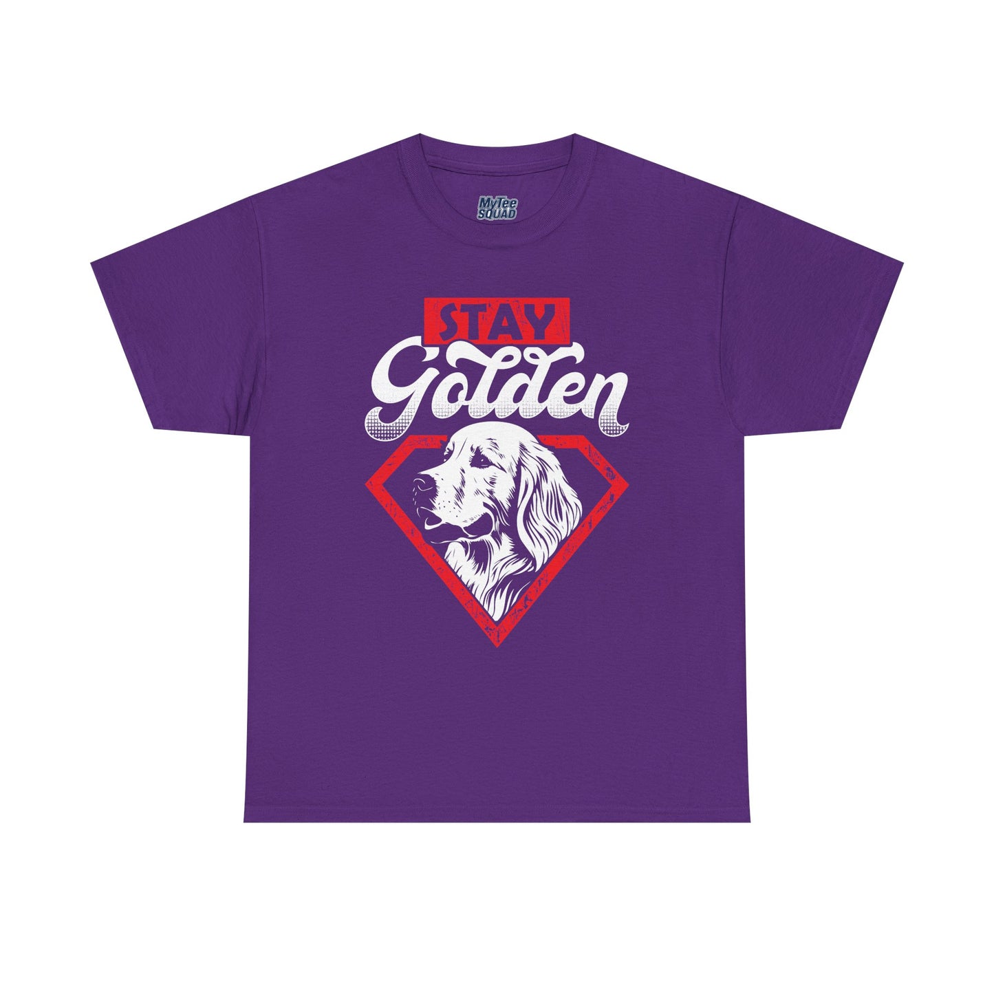 Stay Golden Unisex Cotton T-Shirt | Best Gift For Dog Lover