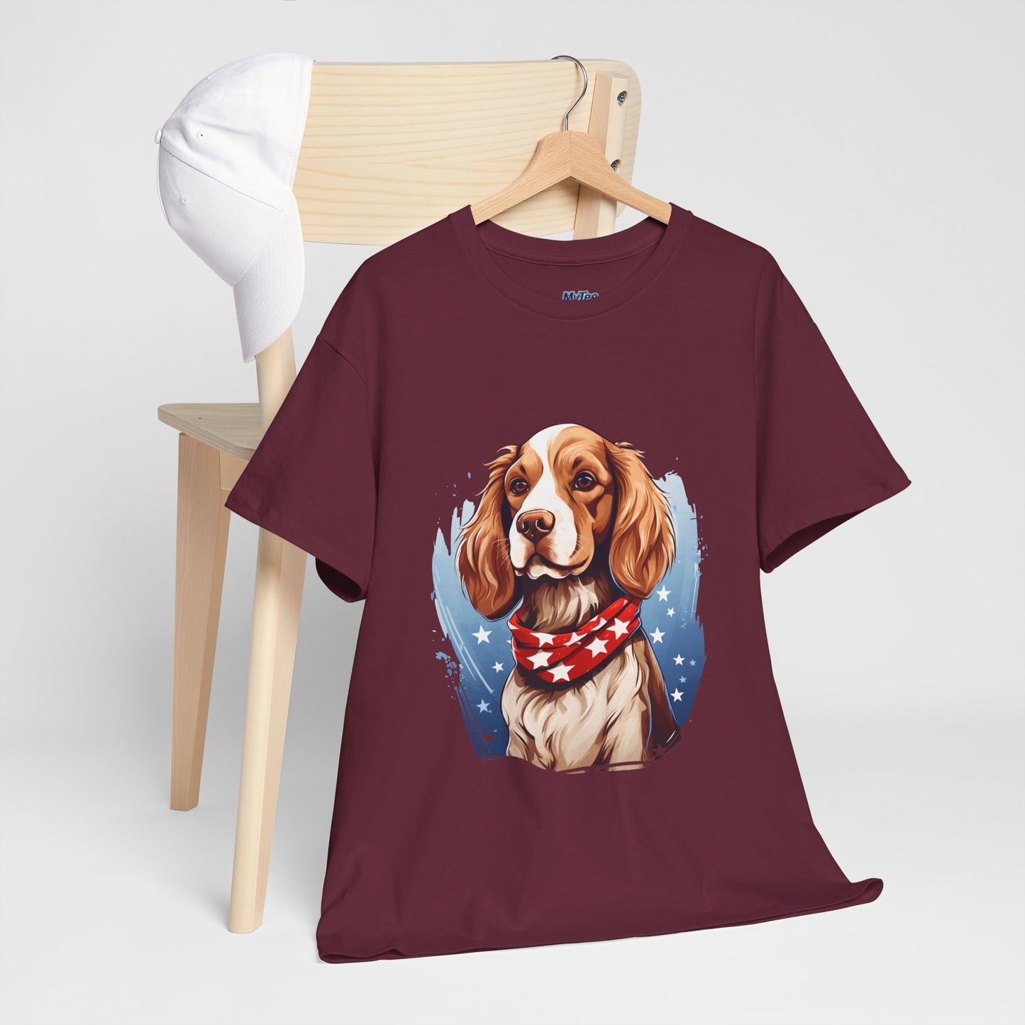 Patriotic Cocker Spaniel Unisex T-Shirt