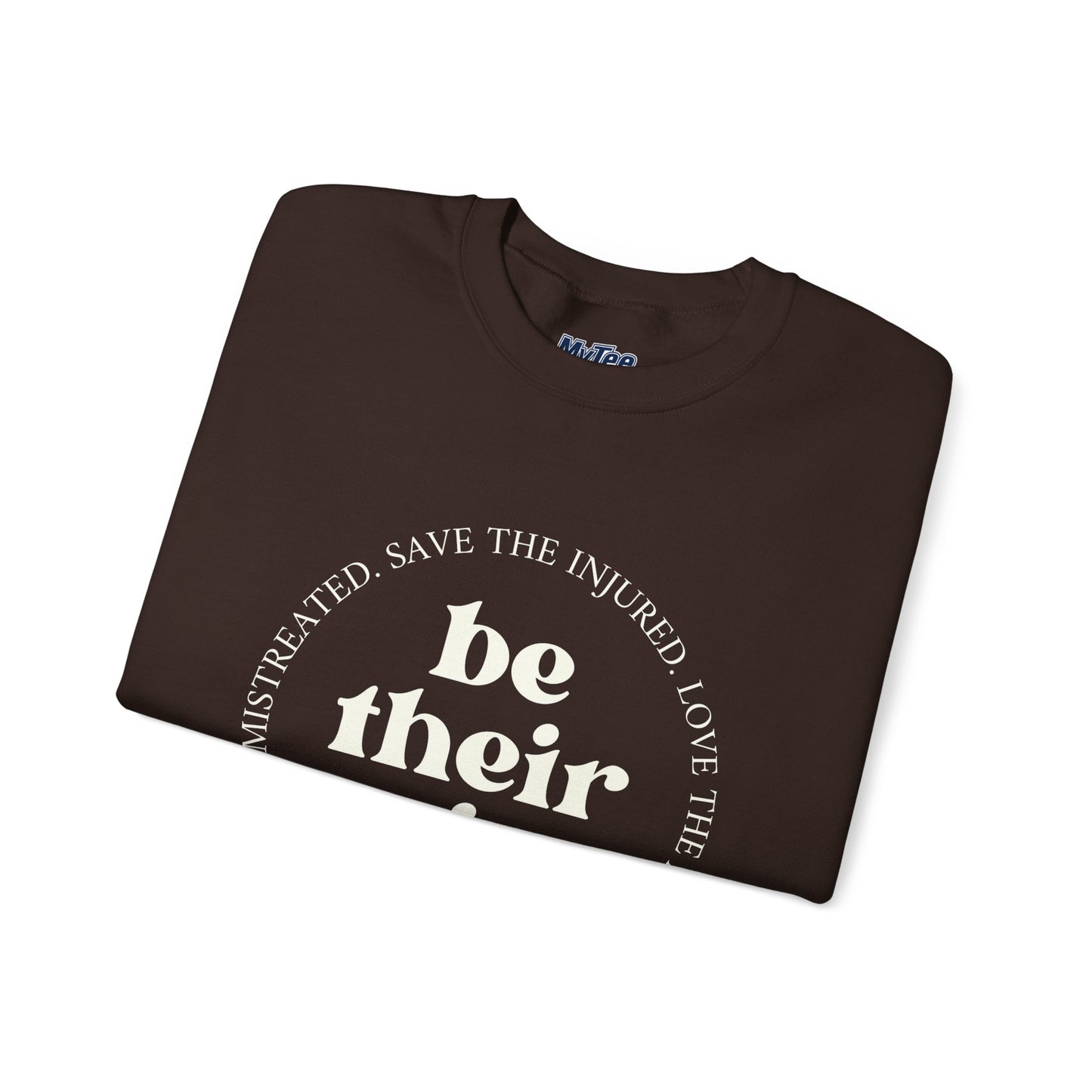 Be Their Voice Unisex Sweatshirt – Animal Shelter Support Pullover