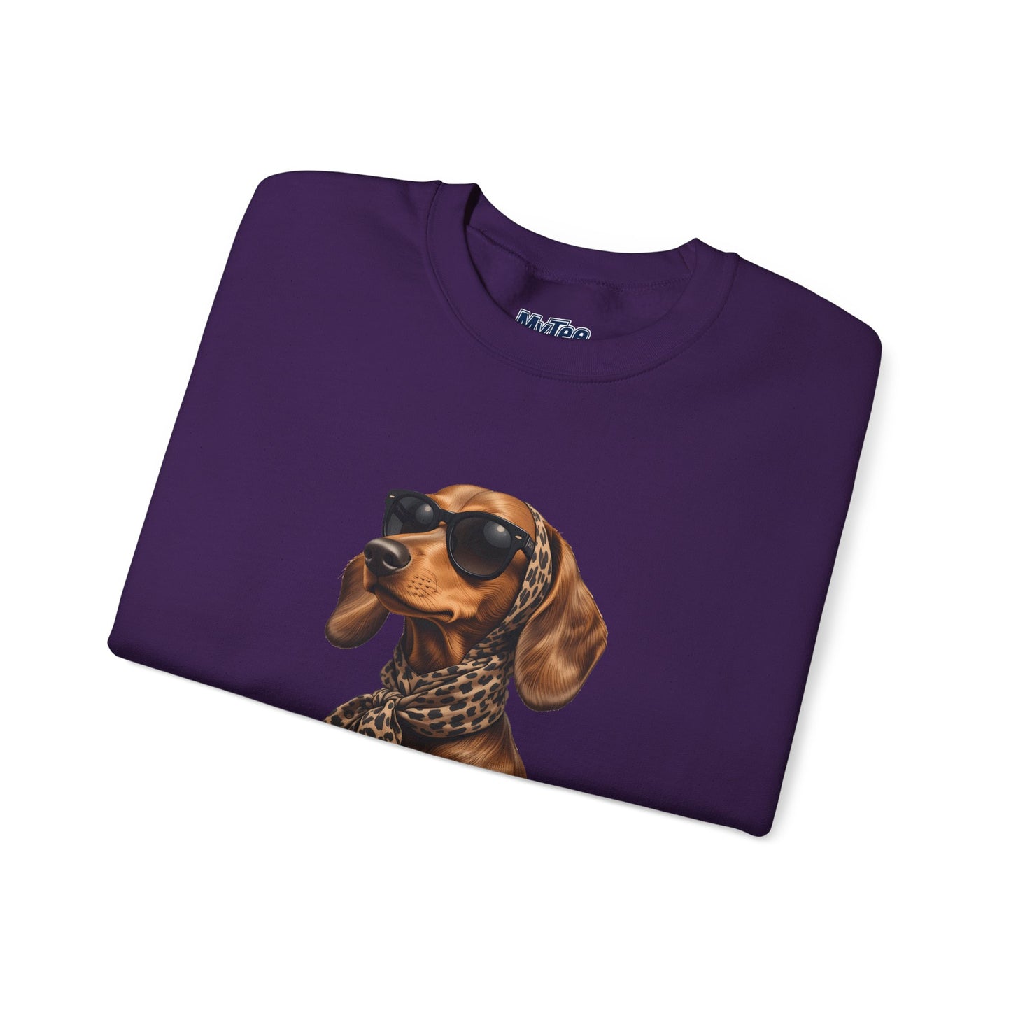Chic Dachshund Dog Lover Unisex Sweatshirt | Crewneck Pullover For Pet Lovers