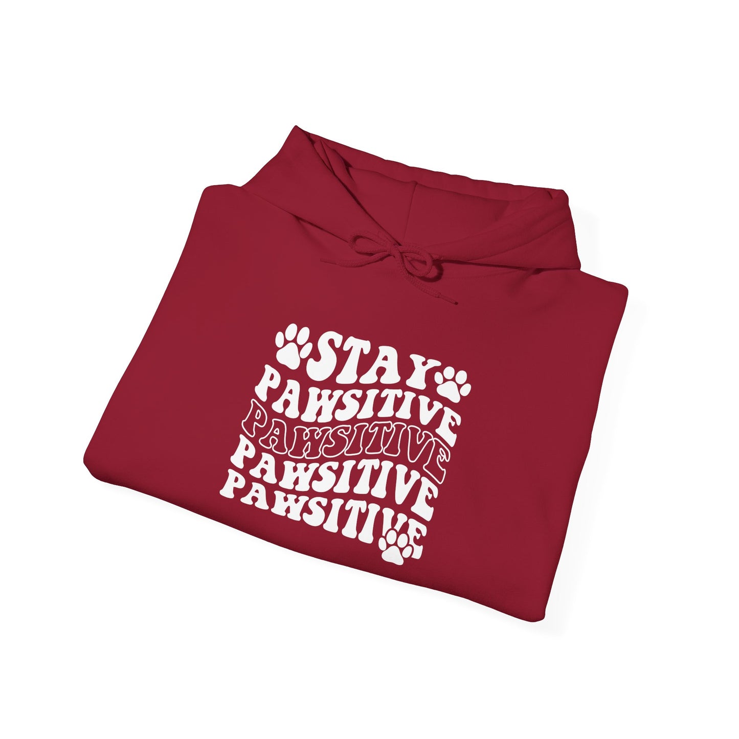 Stay Pawsitive Unisex Hoodie | Perfect for Celebrations & Holidays