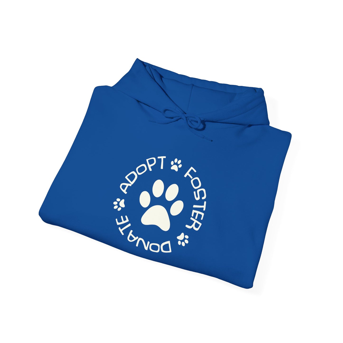 Adopt Foster Donate Unisex Hoodie – Pet Rescue Support Apparel