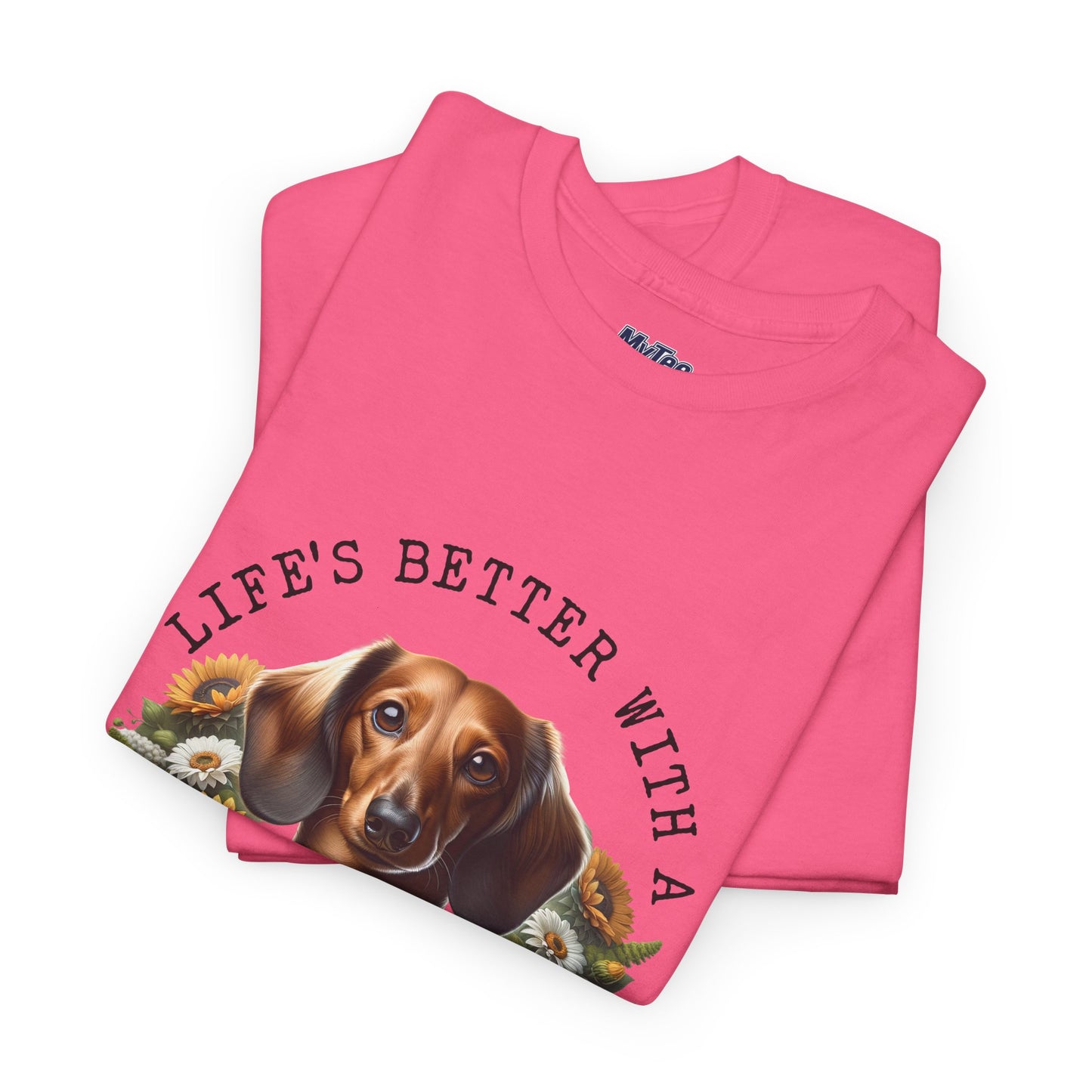 Dachshund Sunflower Unisex T-Shirt