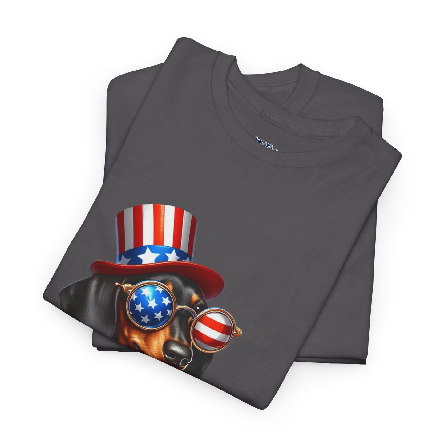 Patriotic Dachshund 4th of July T-Shirt | Red, White & Woof Style