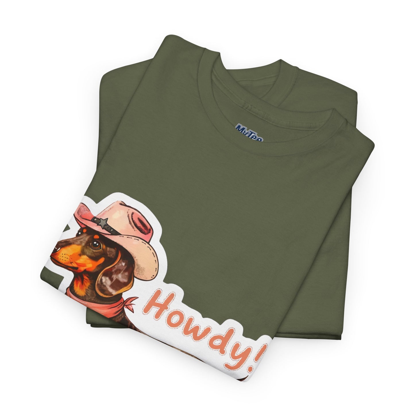 Dachshund Howdy Unisex T-Shirt – Southern Charm For Pup Fans