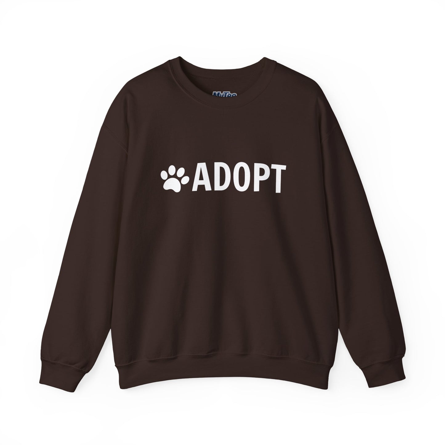 Adopt Pet Lover Crewneck Sweatshirt | Dog Rescue Inspired