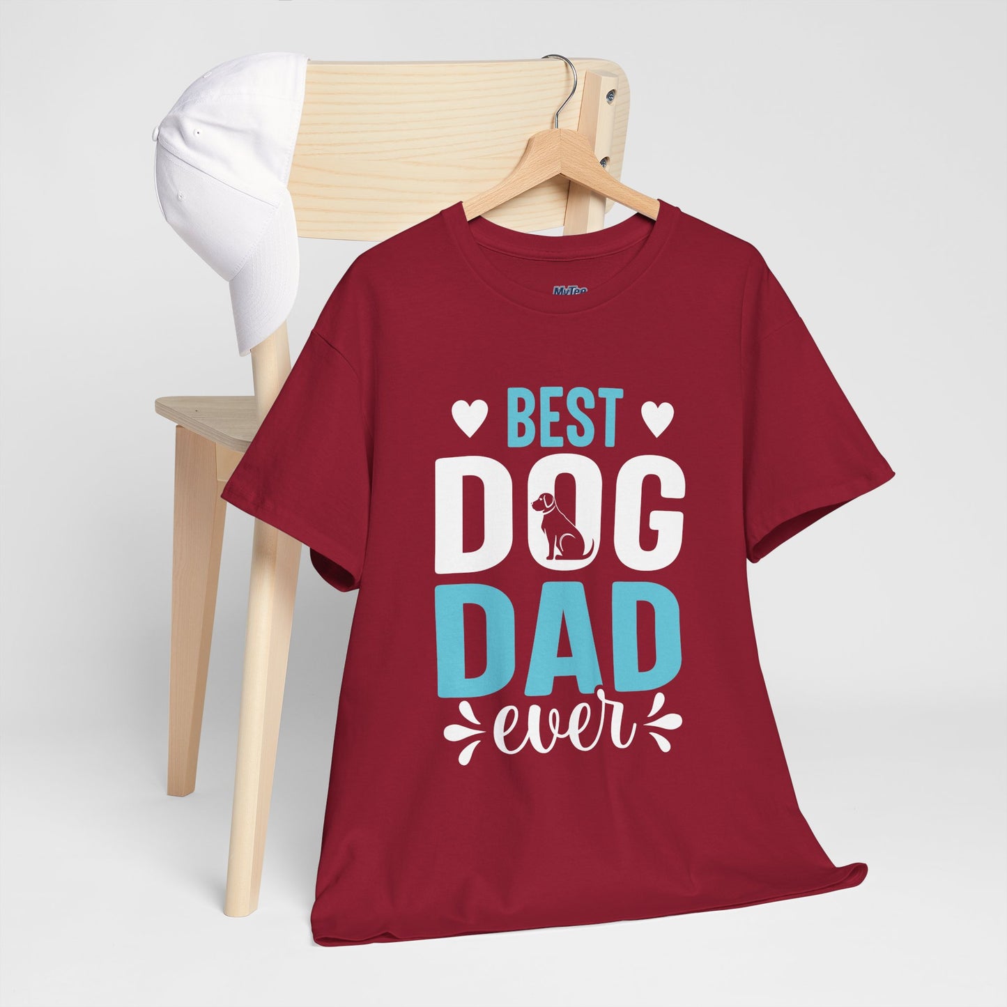 Best Dog Dad Ever Cotton T-Shirt