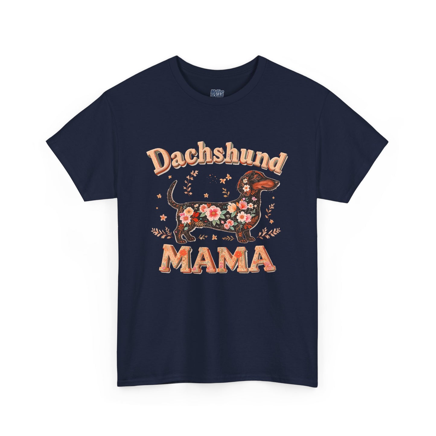 Dachshund Mama T-Shirt – Cute Floral Pup Lover Tee