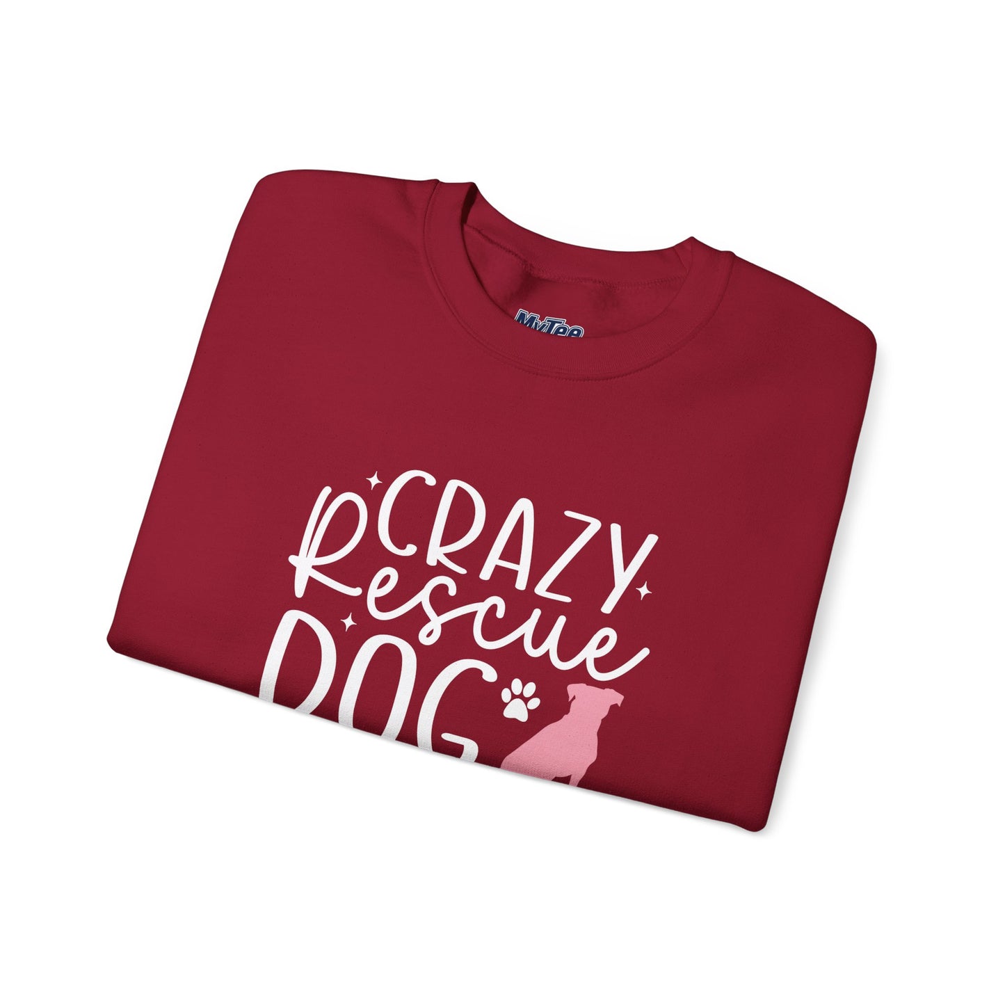 Crazy Rescue Dog Lady Sweatshirt | Dog Mom Crewneck