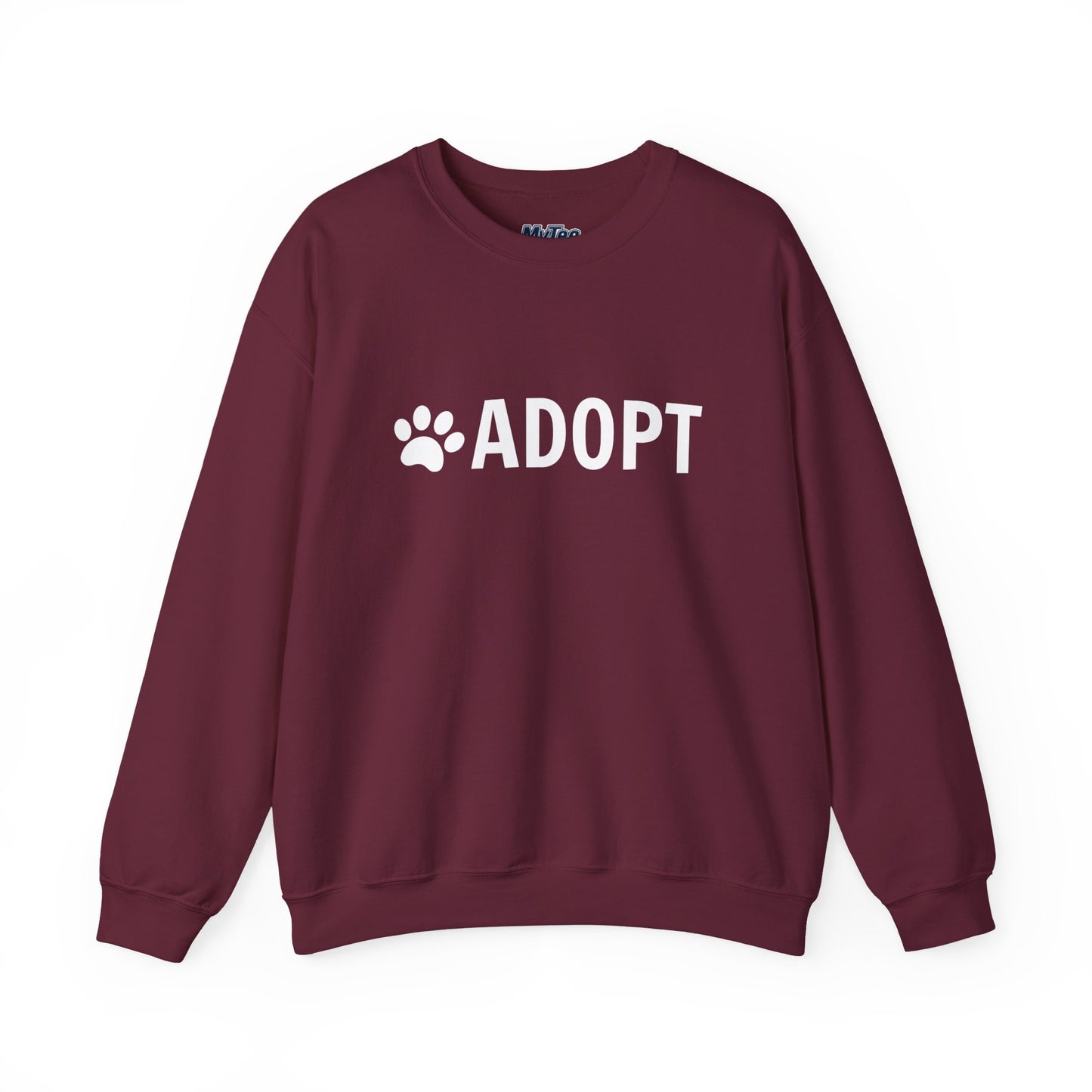 Adopt Pet Lover Crewneck Sweatshirt | Dog Rescue Inspired