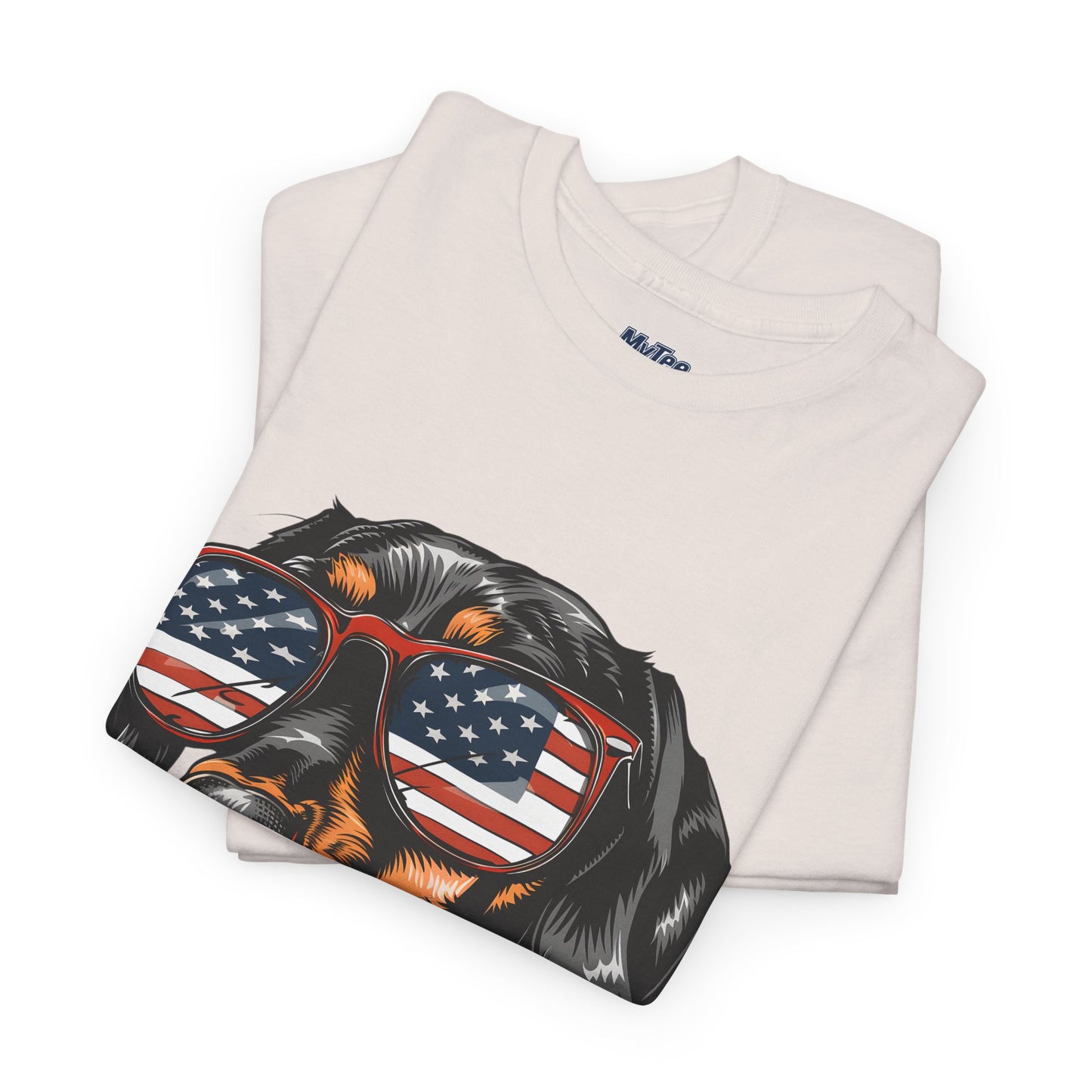 Patriotic Dachshund With Sunglasses Unisex T-Shirt