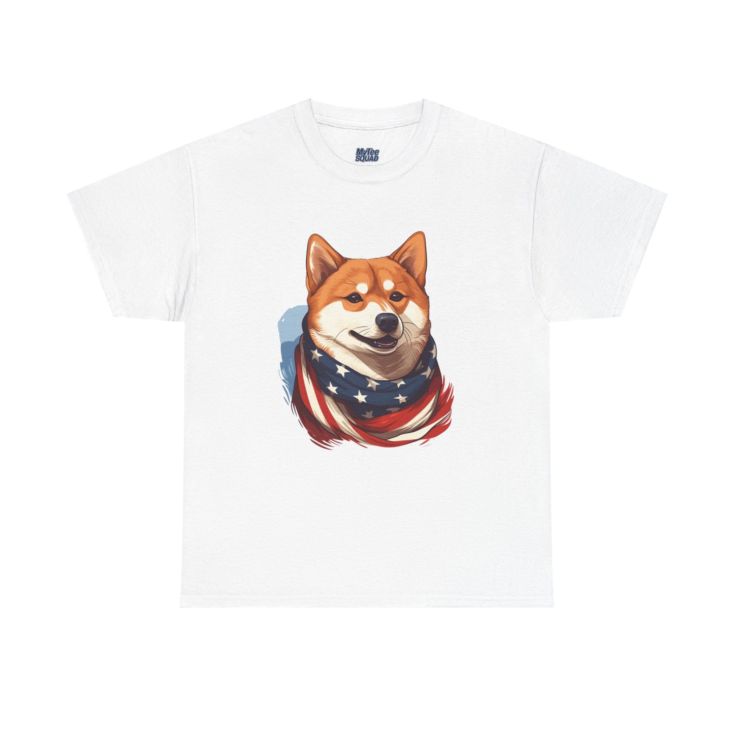 Patriotic Shiba Inu Unisex T-Shirt