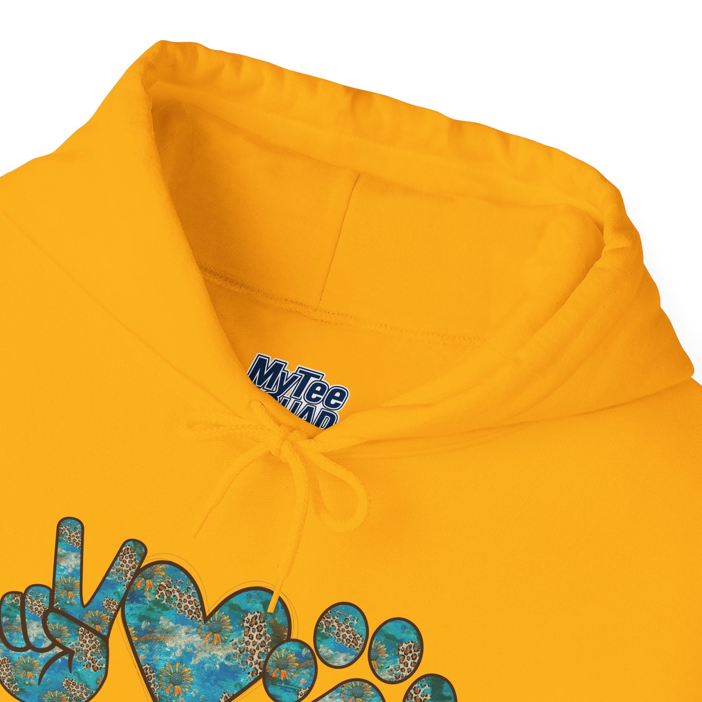 Peace Love Rescue Hoodie For Animal Rescuers