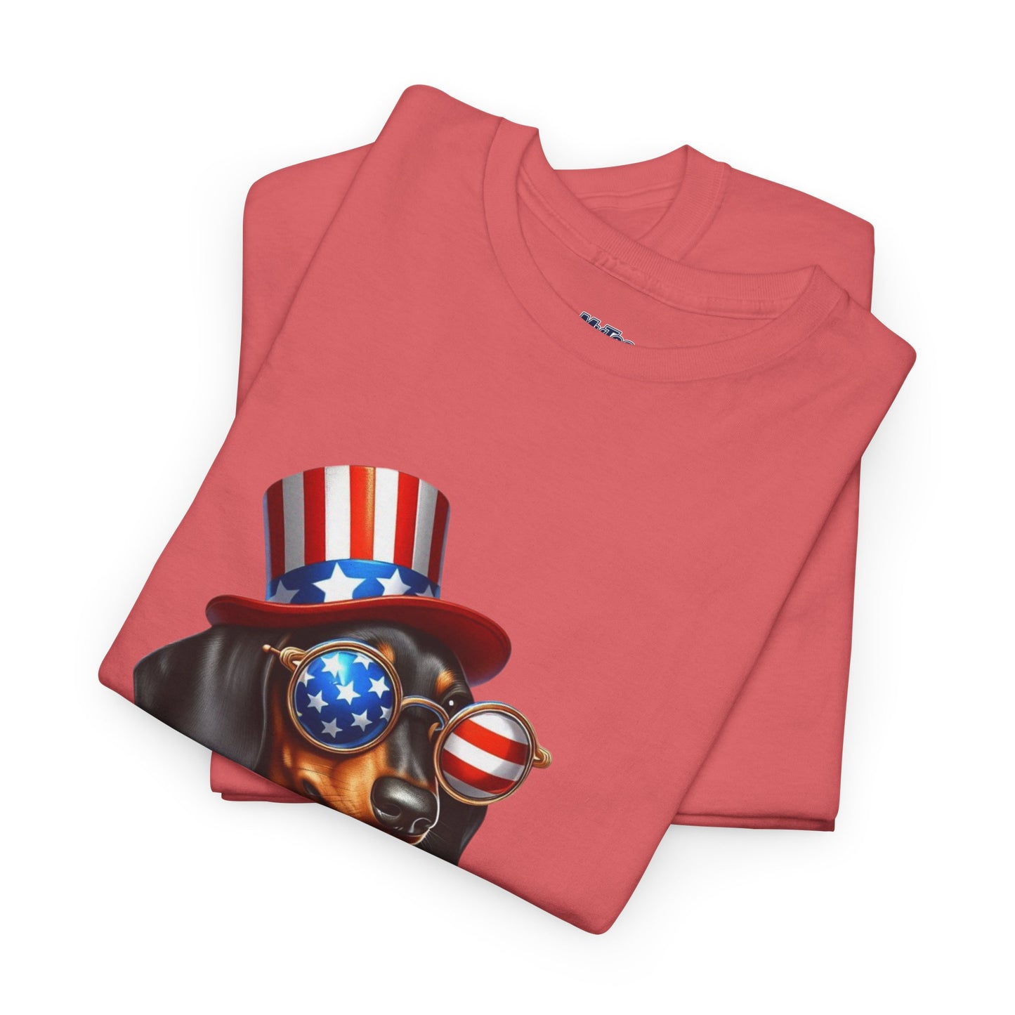 Patriotic Dachshund 4th of July T-Shirt | Red, White & Woof Style