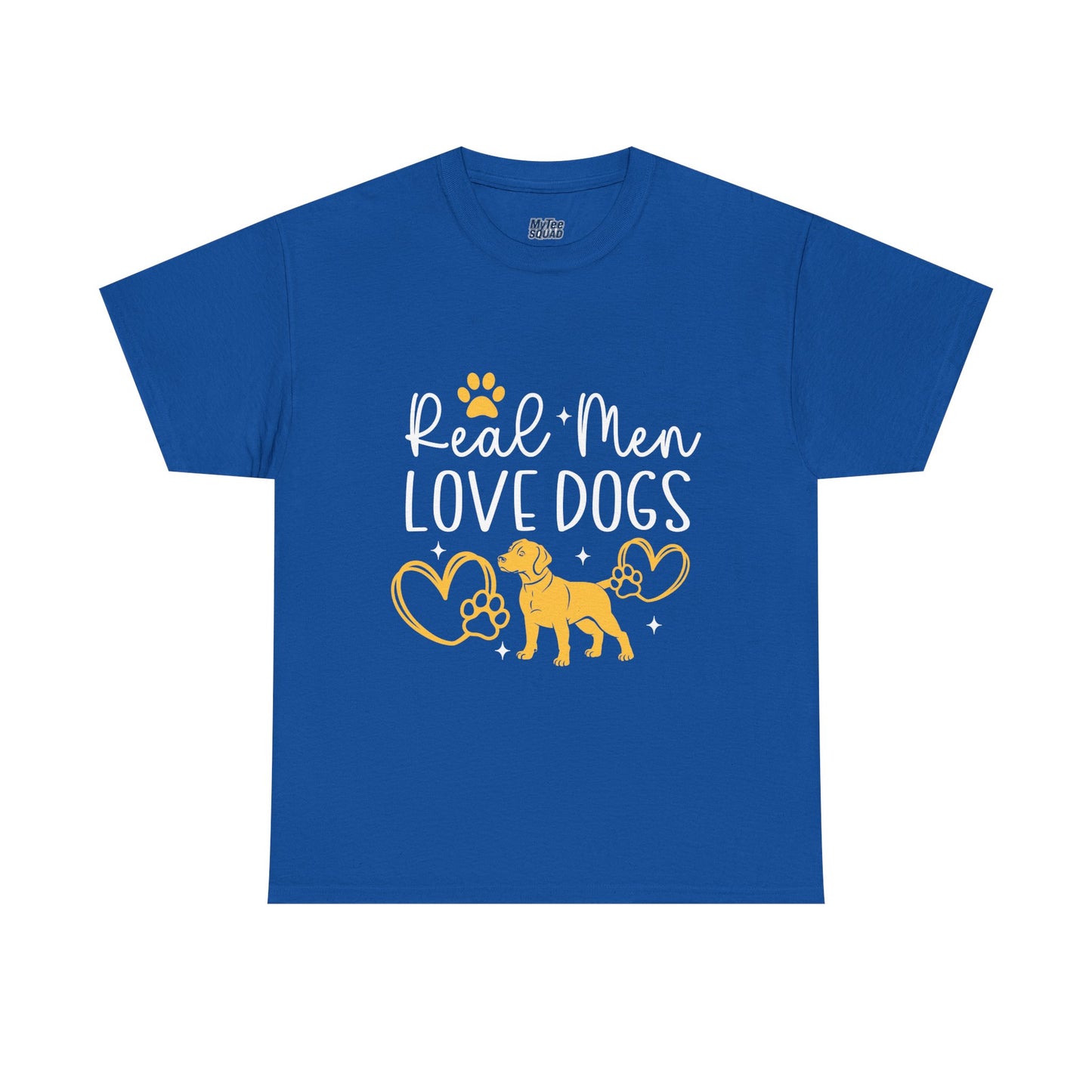 Real Men Love Dogs Cotton T-Shirts | Dog Lover
