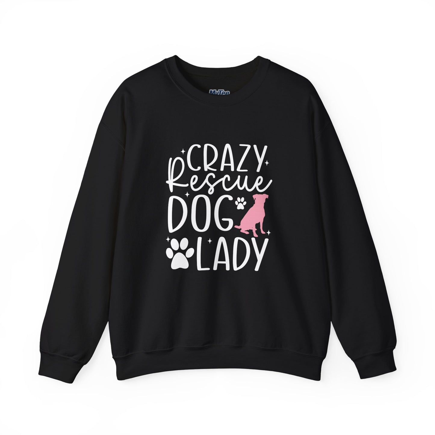 Crazy Rescue Dog Lady Sweatshirt | Dog Mom Crewneck
