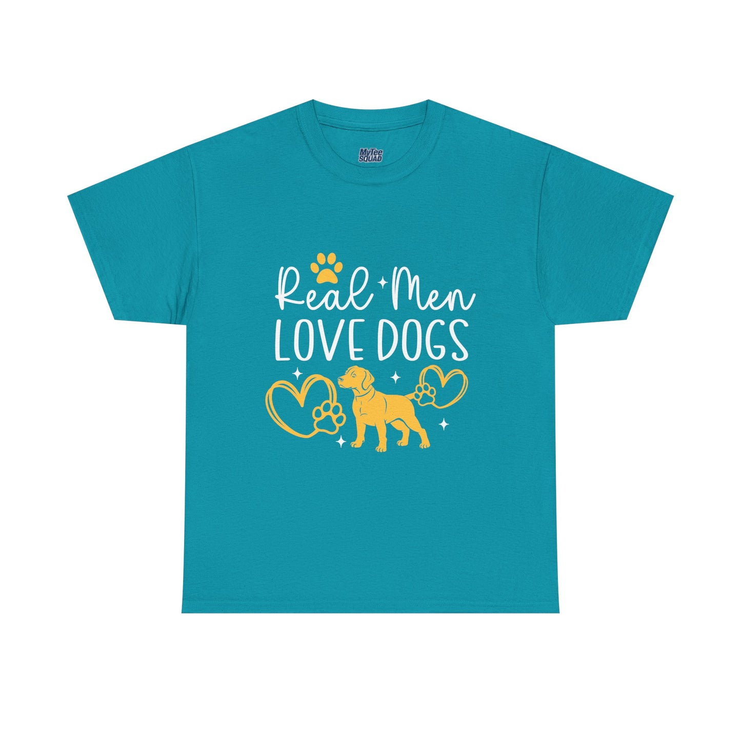 Real Men Love Dogs Cotton T-Shirts | Dog Lover