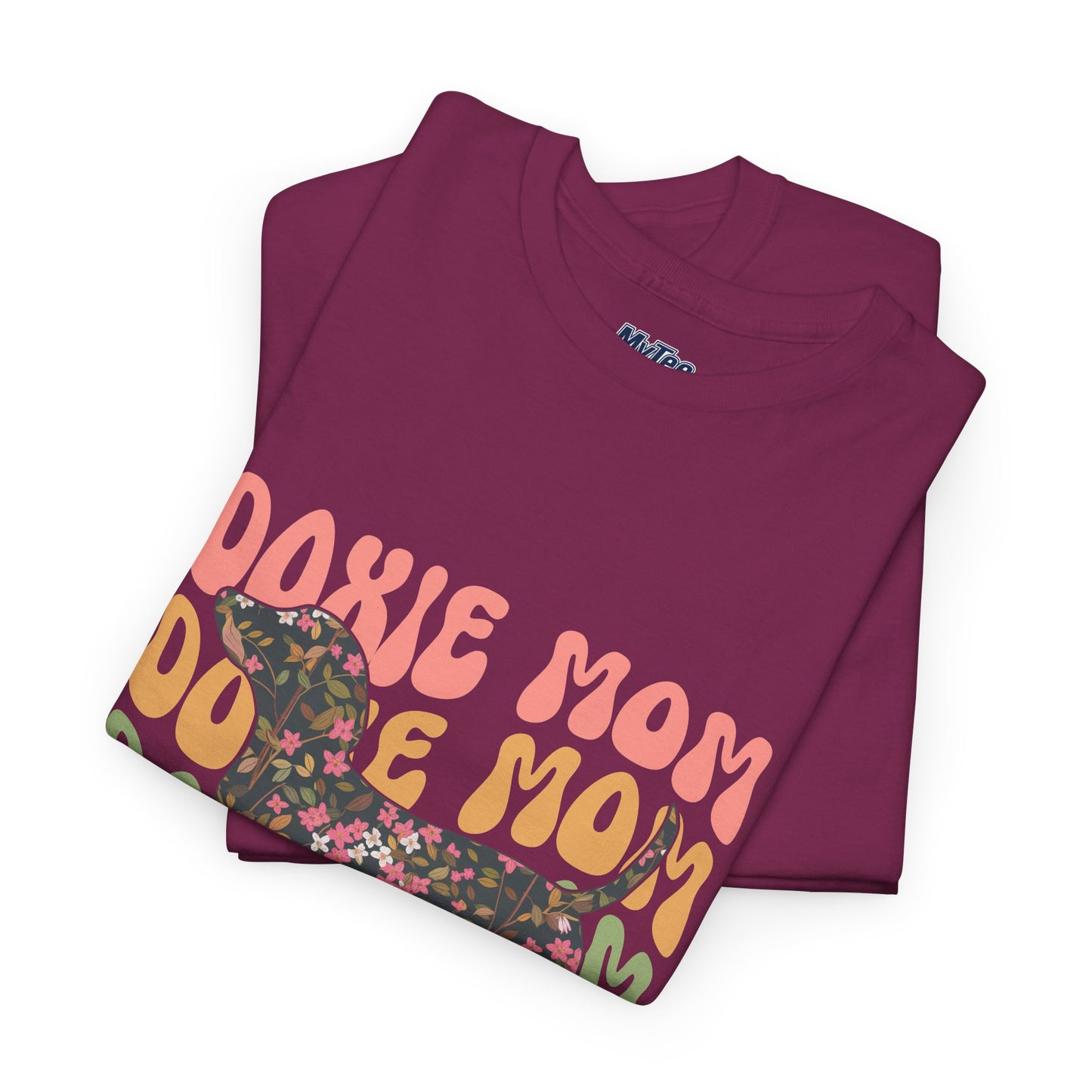 Doxie Mom Retro T-Shirt – Colorful Dog Mom Graphic Tee