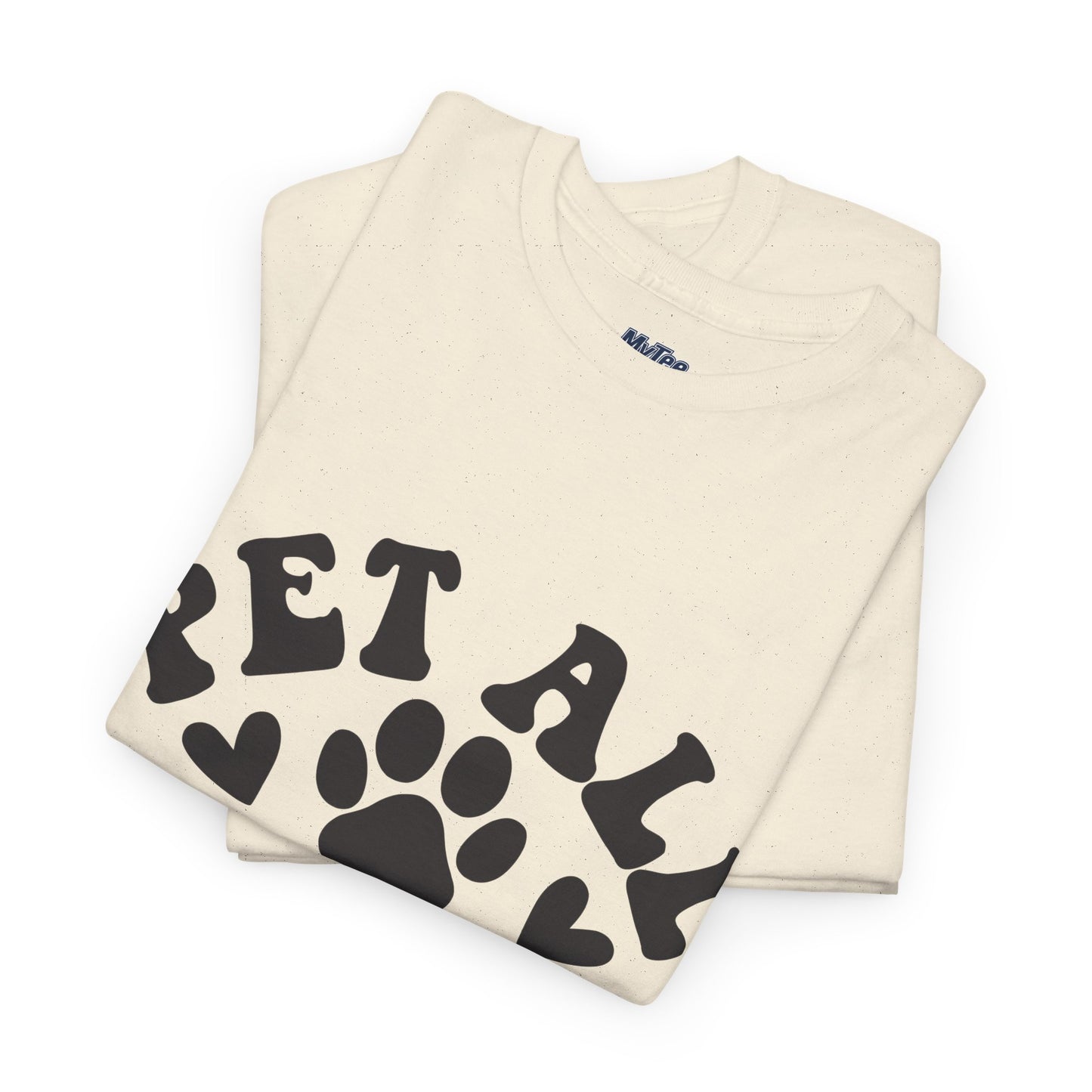 Pet All the Dogs Cotton T-Shirt, Dog Lover Tee