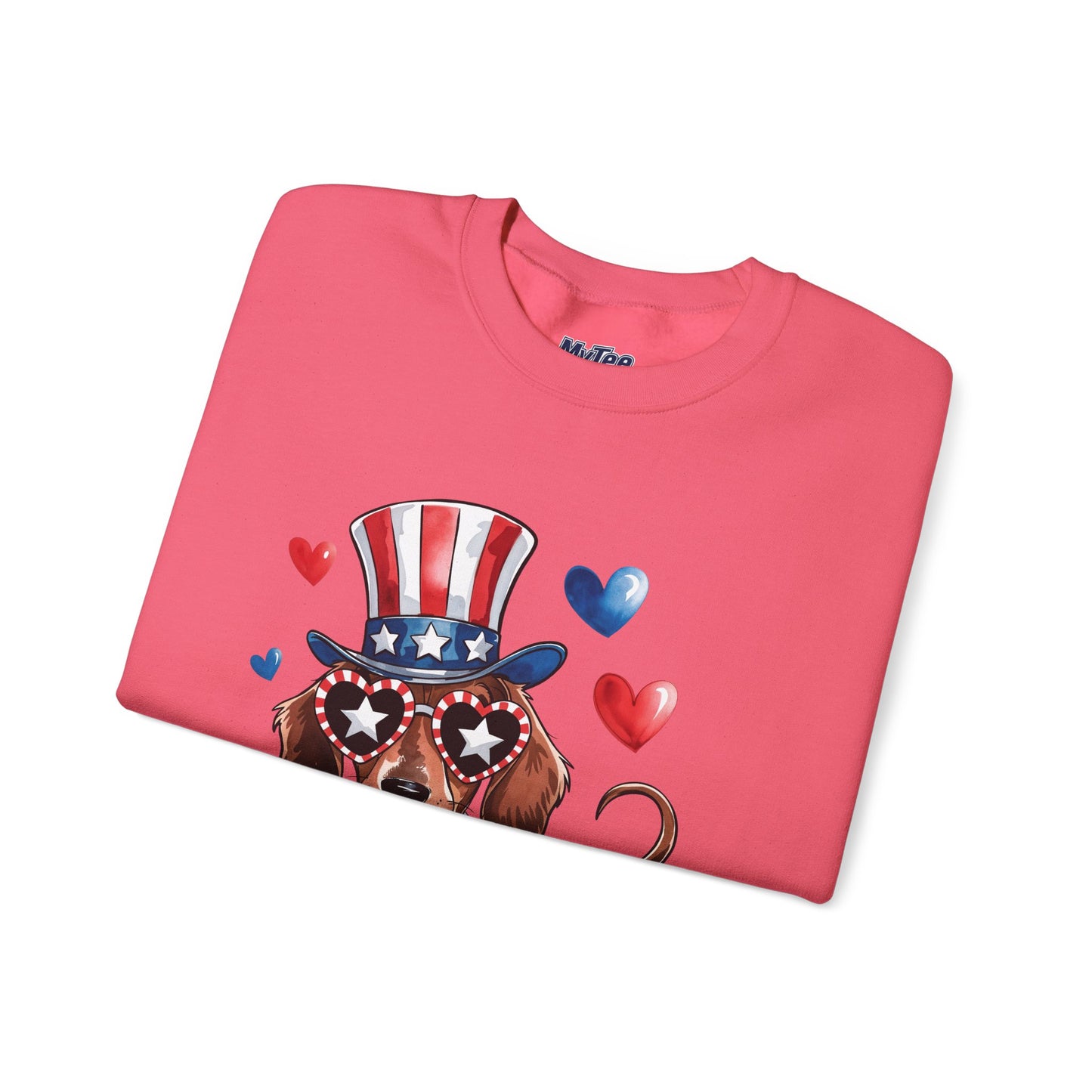 Patriotic Dachshund Dog Unisex Sweatshirt