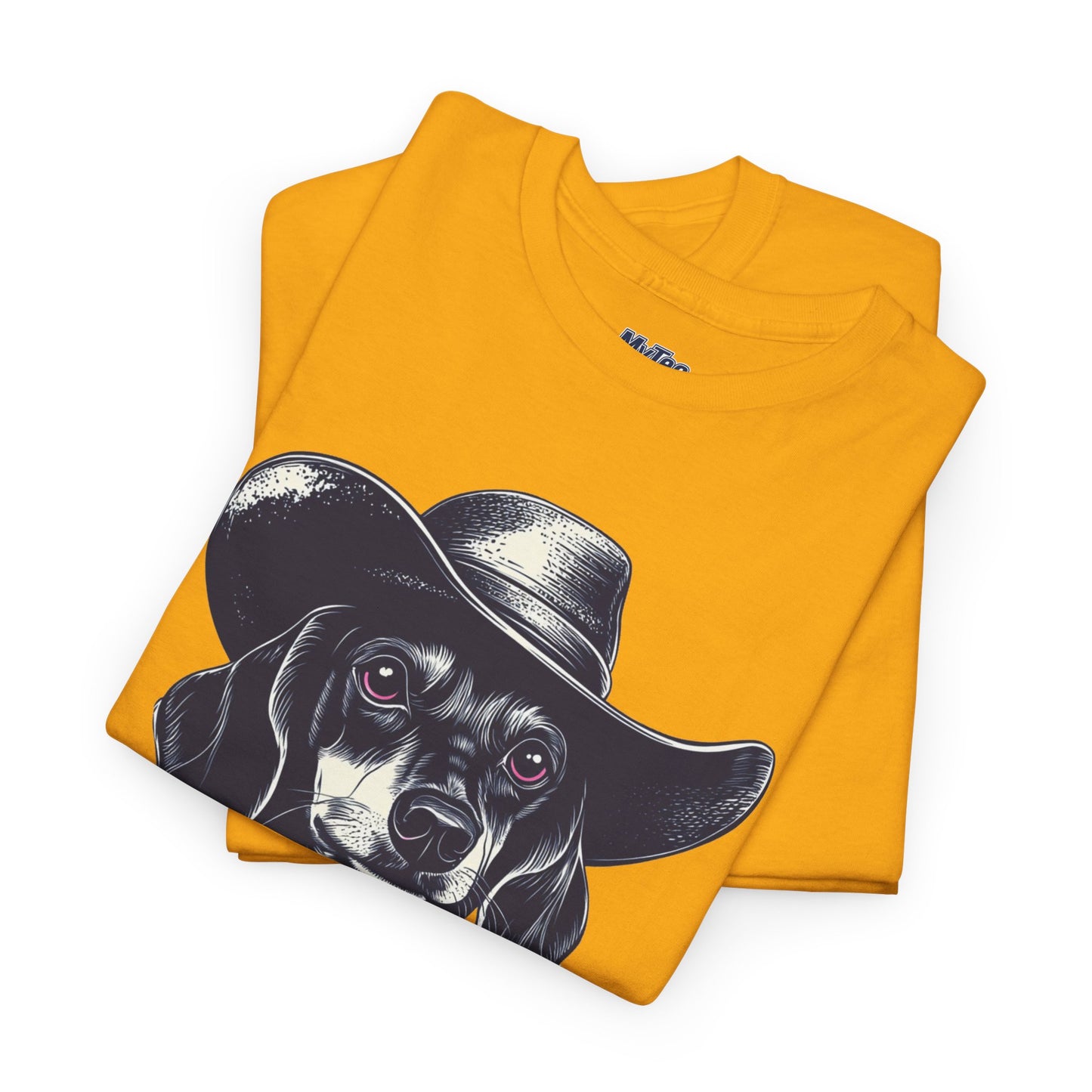 Dachshund Cowgirl Vibes T-Shirt – Pink Bandana Pup Shirt