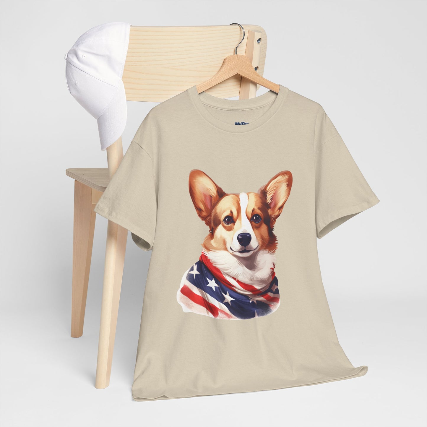 Patriotic Pembroke Welsh Corgi Unisex T-Shirt
