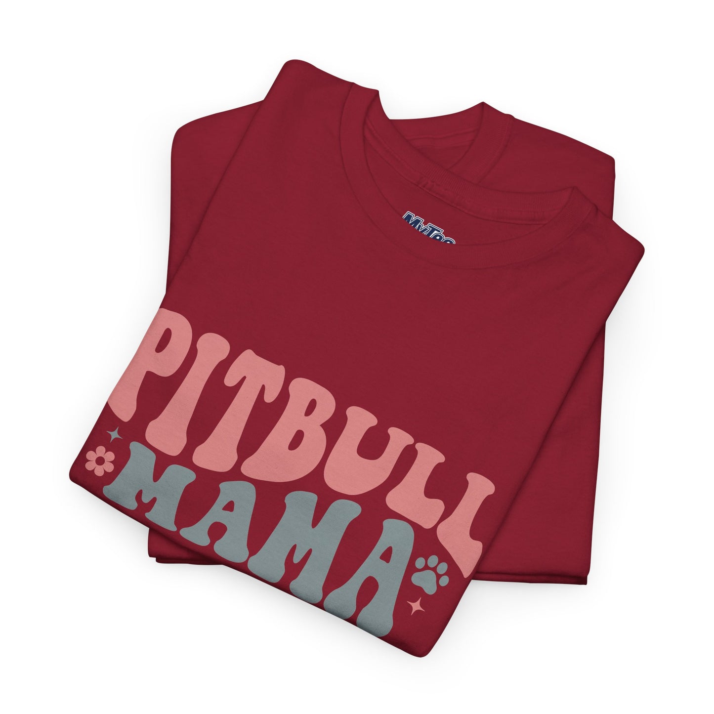 Pitbull Mama Tee – Cute Casual Shirt for Dog Moms & Pet Lovers