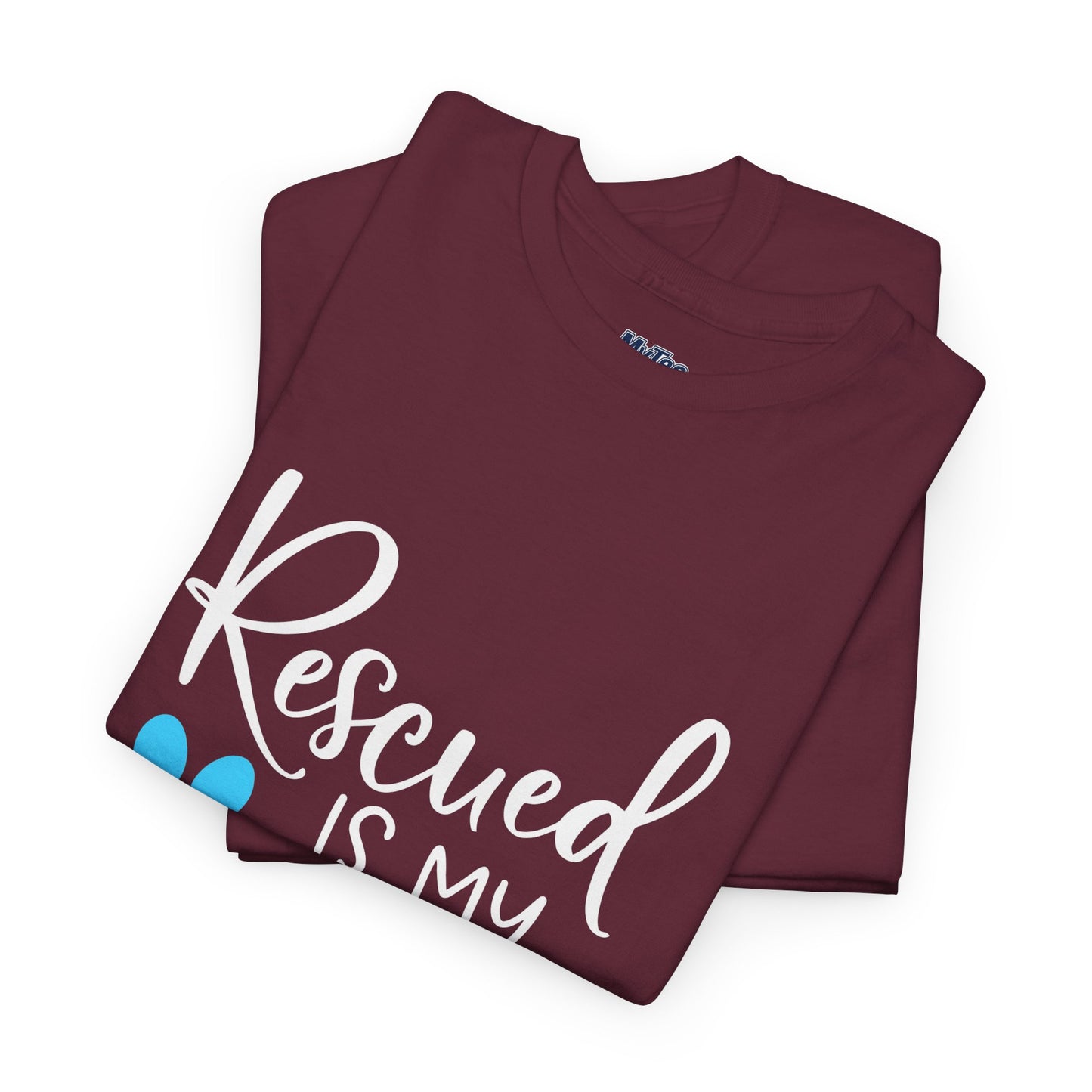 Rescued Is My Favorite Breed T-Shirt – Pet Adoption Love Tee