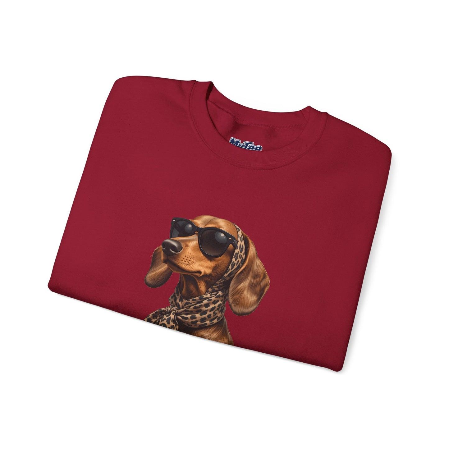 Chic Dachshund Dog Lover Unisex Sweatshirt | Crewneck Pullover For Pet Lovers