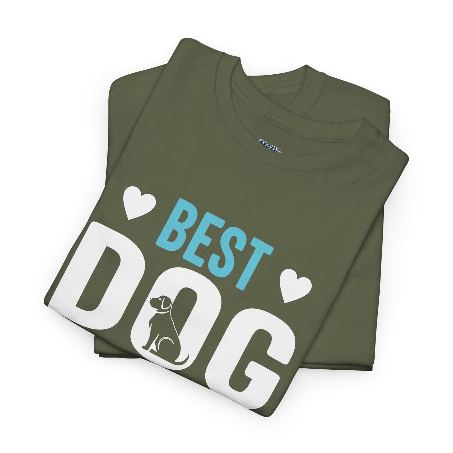 Best Dog Dad Ever Cotton T-Shirt