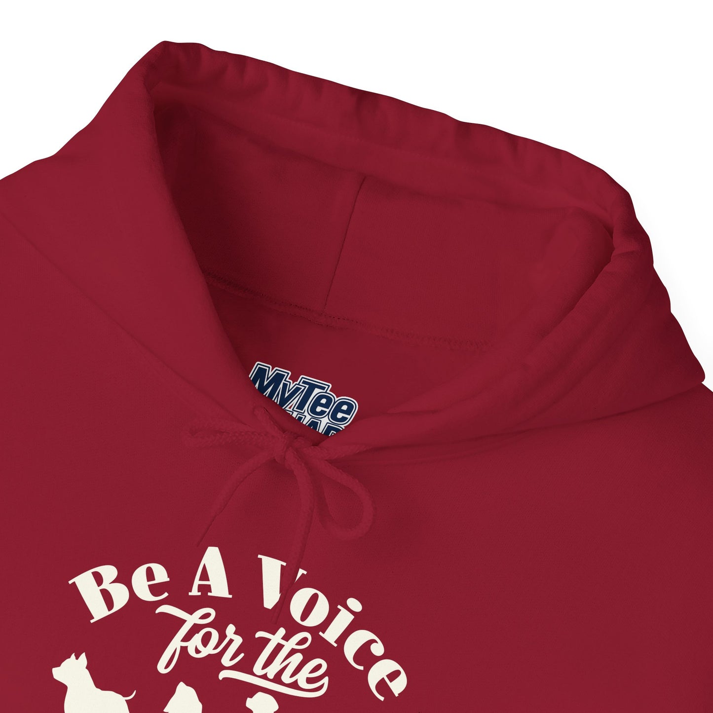Be A Voice For The Voiceless Unisex Hoodie – Animal Rescue Awareness