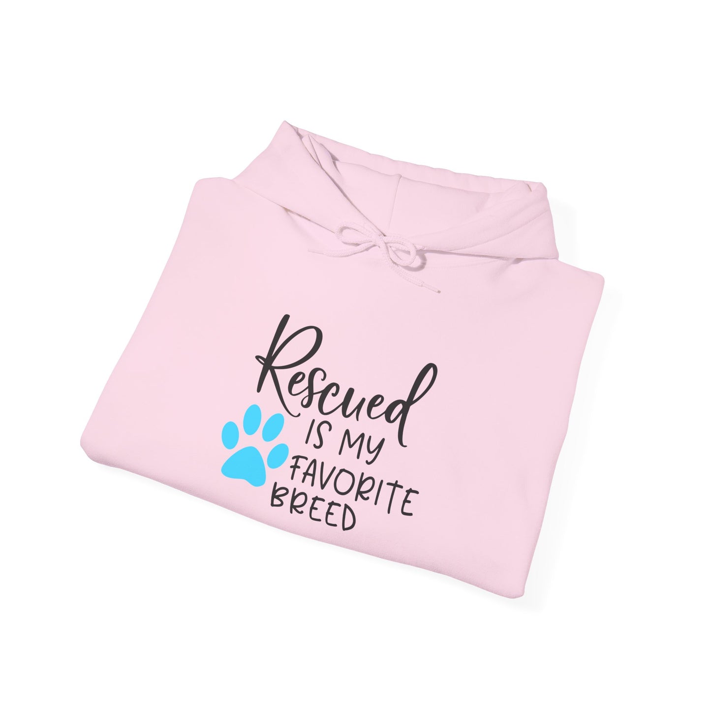 Rescued Is My Favorite Breed Unisex Hoodie – Shelter Dog Support