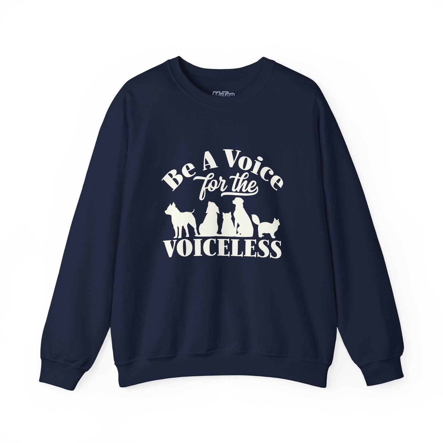 Be A Voice For The Voiceless Unisex Sweatshirt – Animal Rescue Awareness