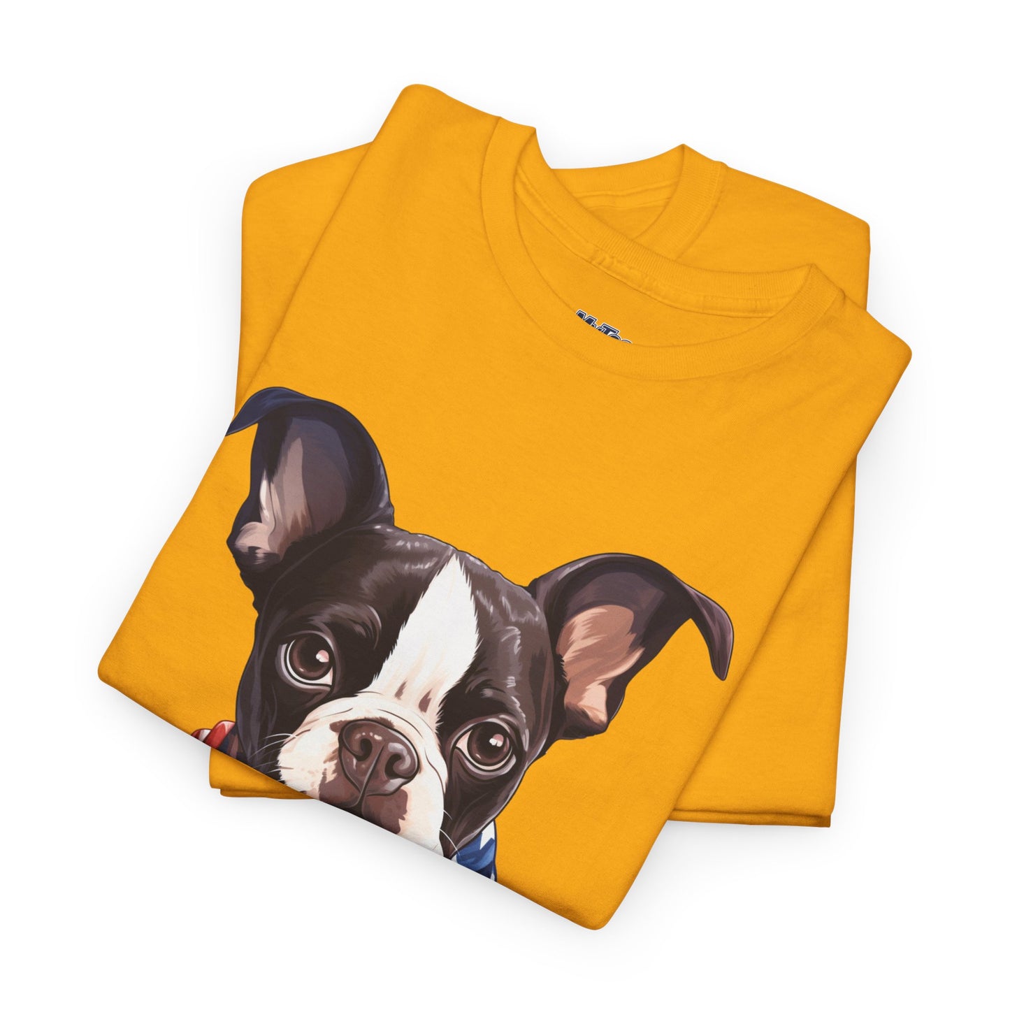 Patriotic Boston Terrier Unisex T-Shirt
