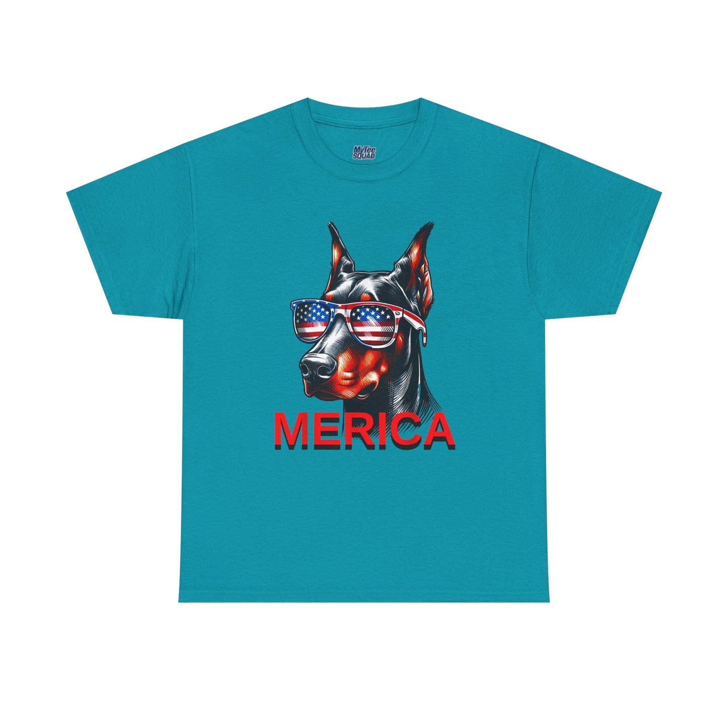 Patriotic Doberman With Sunglasses Unisex T-Shirt