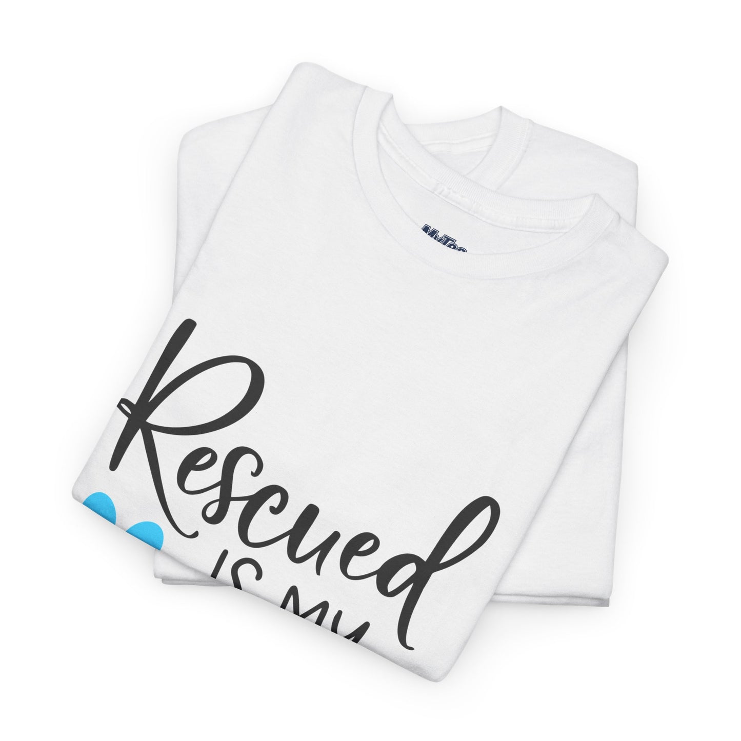 Rescued Is My Favorite Breed T-Shirt – Pet Adoption Love Tee