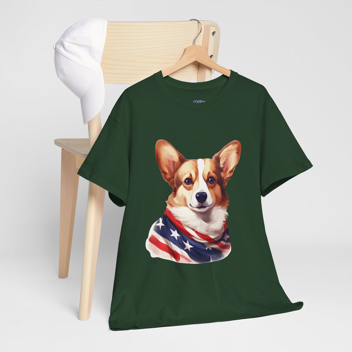Patriotic Pembroke Welsh Corgi Unisex T-Shirt