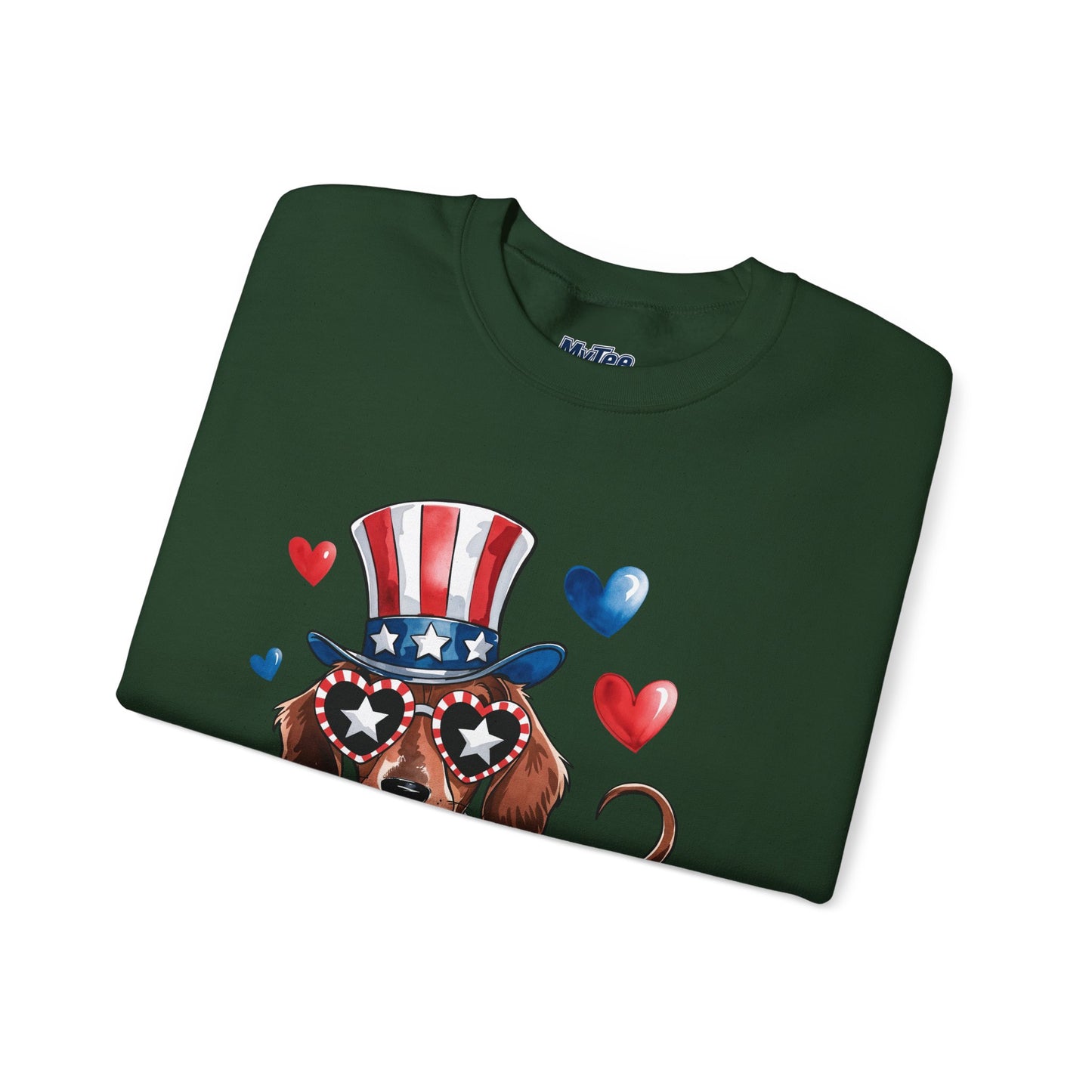 Patriotic Dachshund Dog Unisex Sweatshirt