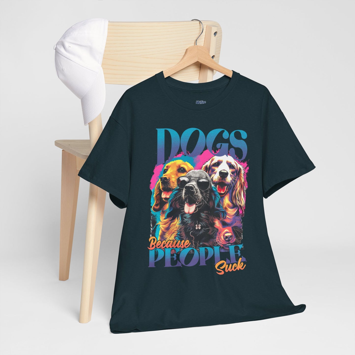 Dogs Because People Suck Unisex T-Shirts